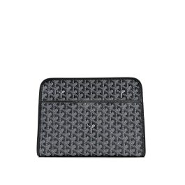 Goyard  Goyardine Jouvence Toiletry Pouch Grey