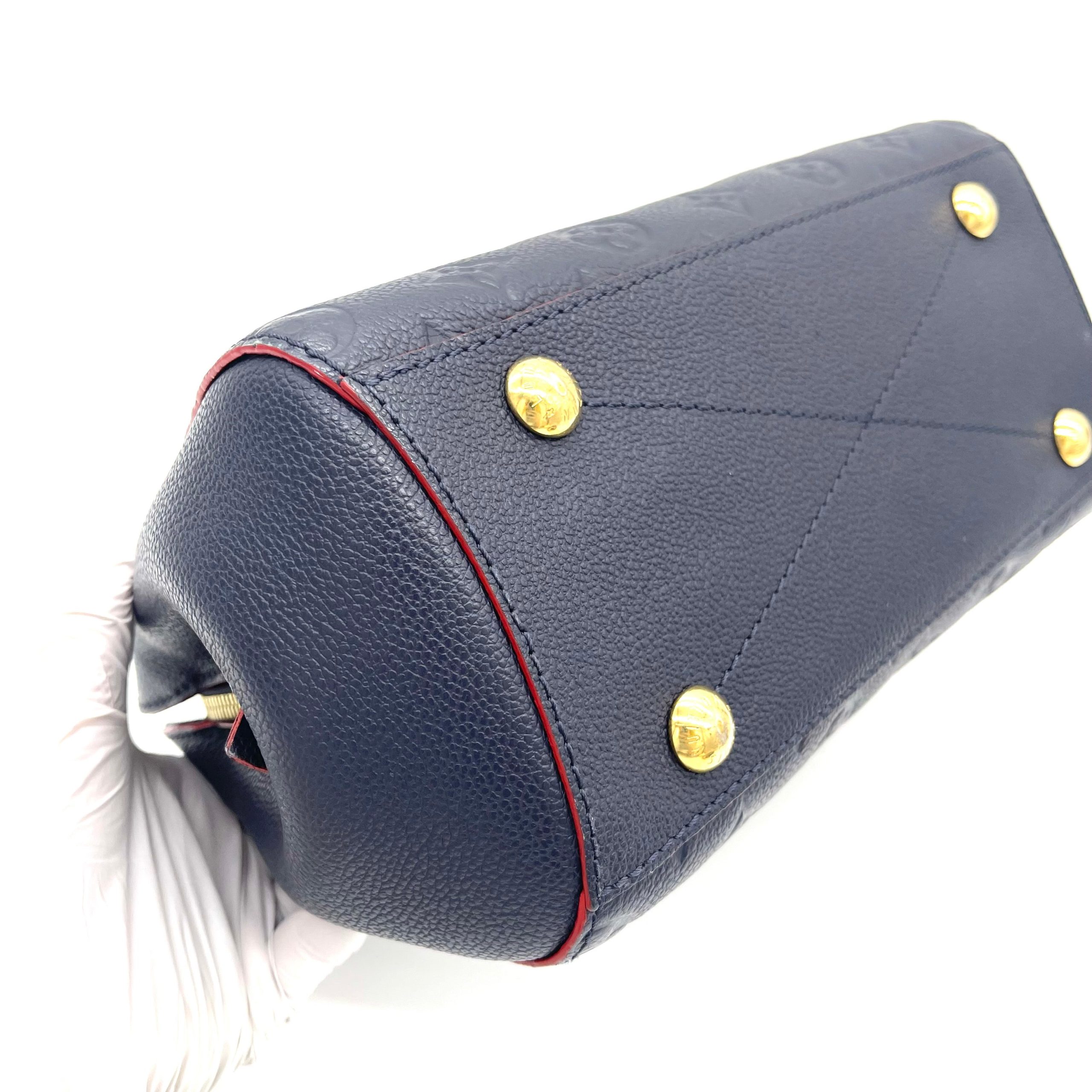 Louis Vuitton Empreinte Montaigne BB – Marine Rouge