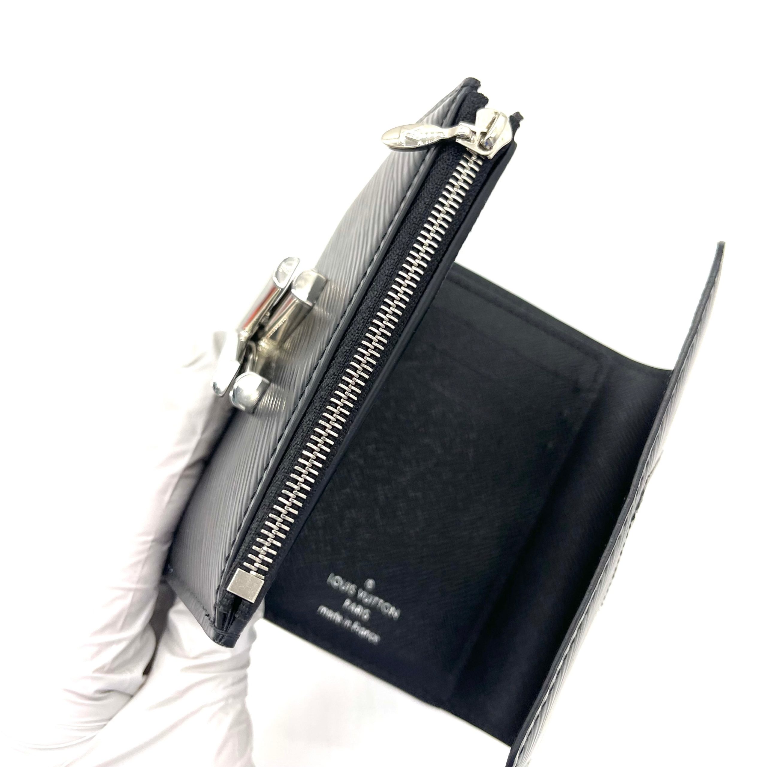 LOUIS VUITTON Epi Twist XS Wallet – Black