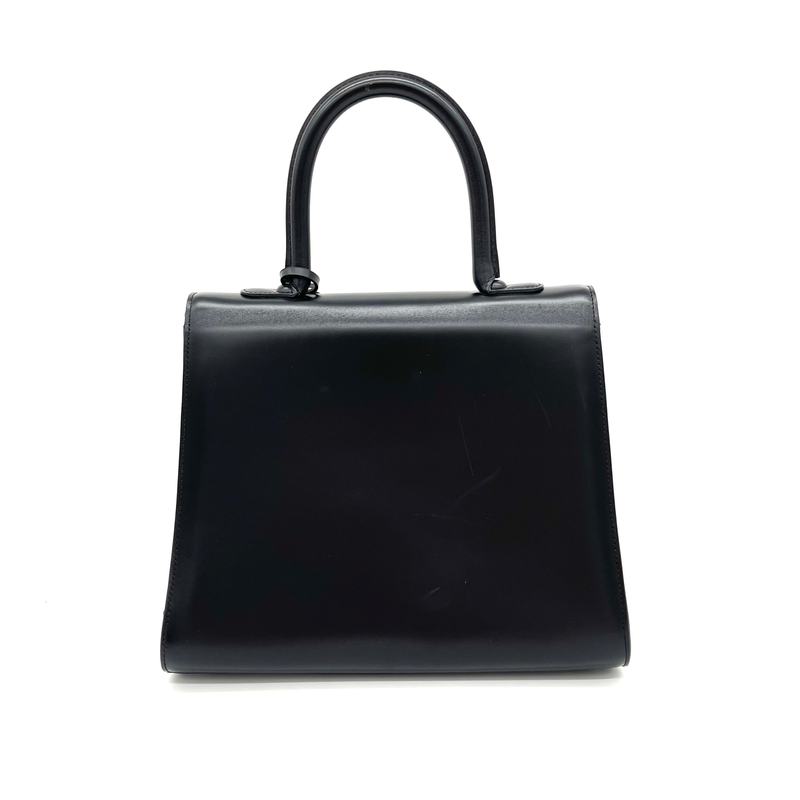 DELVAUX Box Calfskin MM Brillant Black