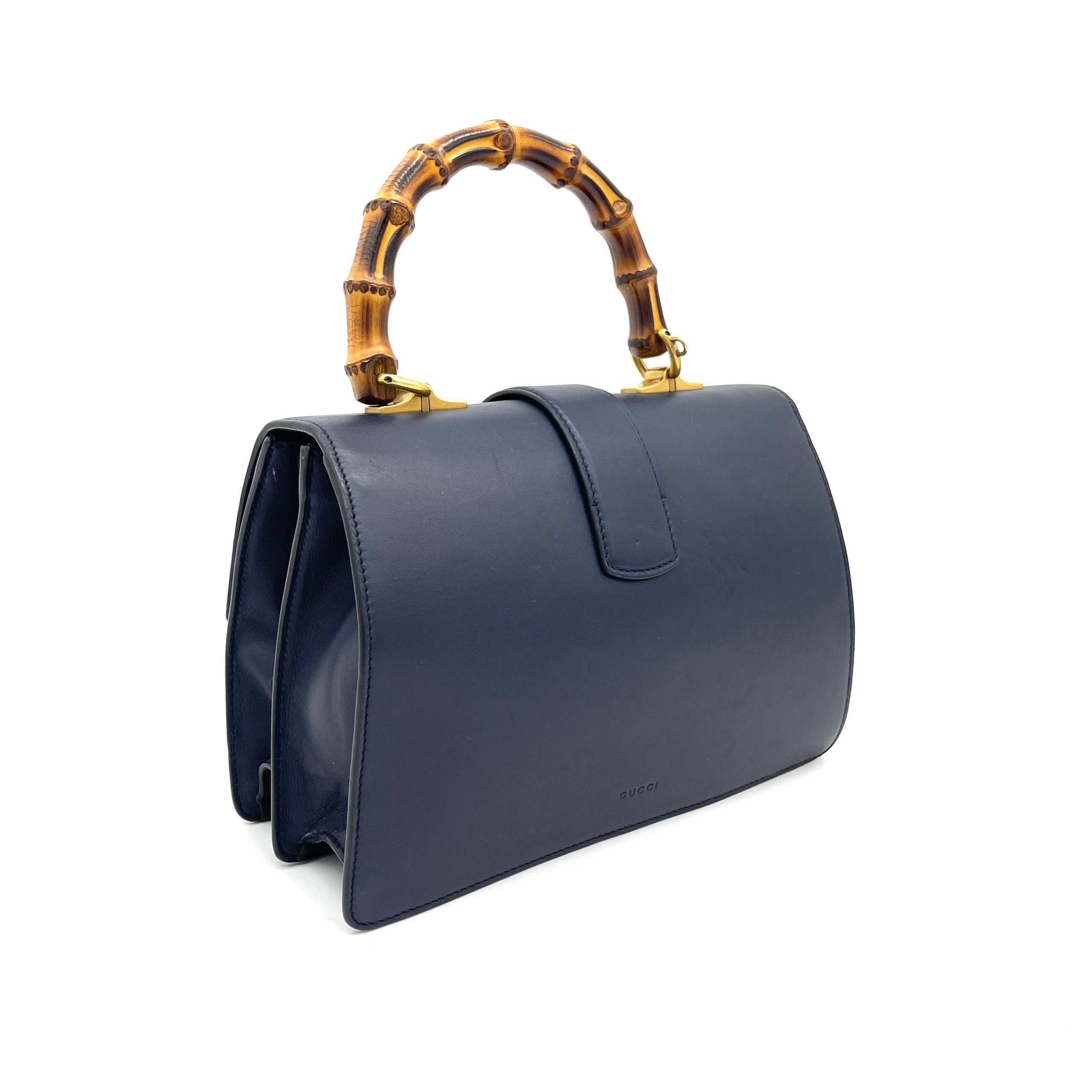 GUCCI Calfskin Bamboo Web Large Dionysus Top Handle Bag Black Bright Evergreen Hibiscus Red