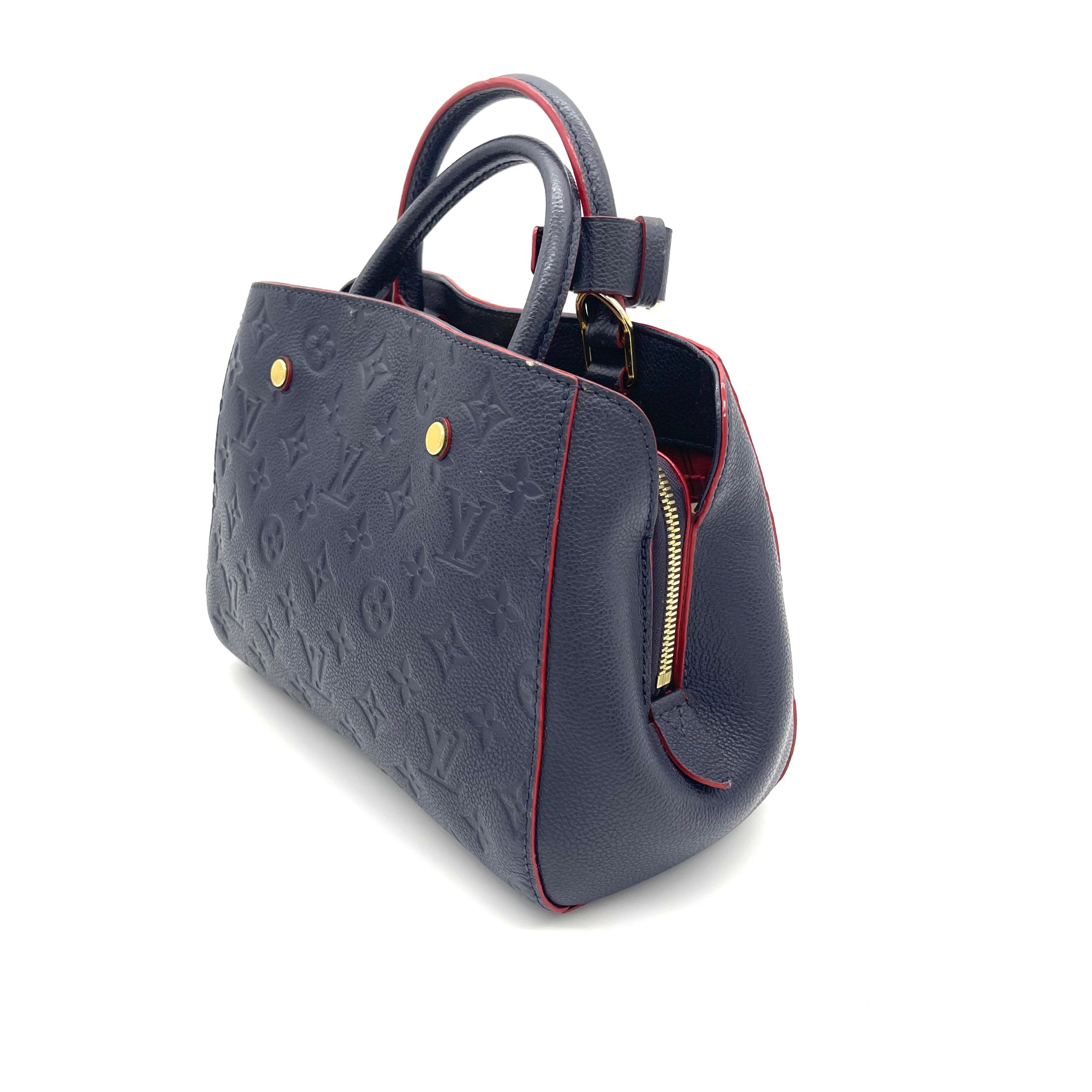 Louis Vuitton Empreinte Montaigne BB – Marine Rouge