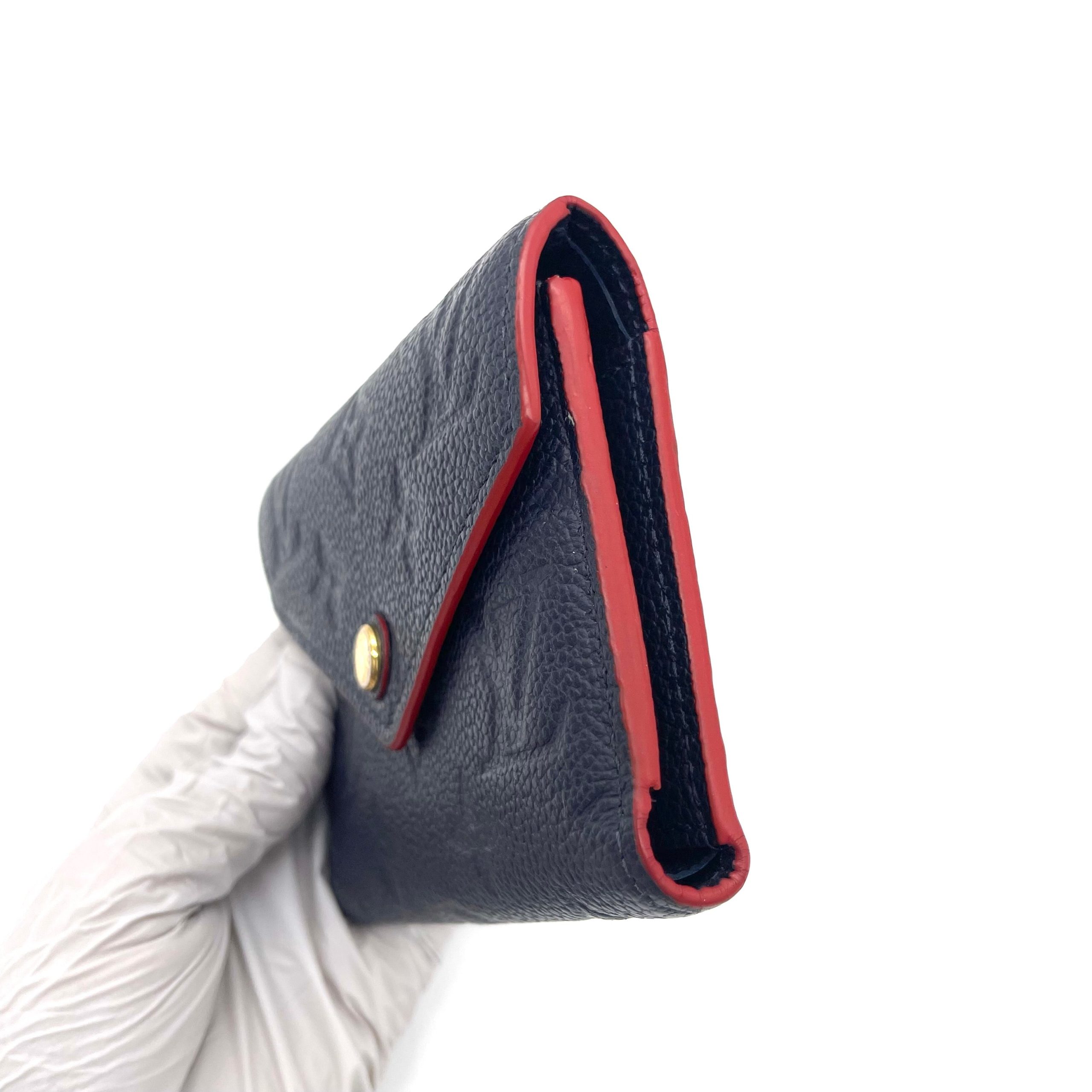 Louis Vuitton Empreinte Zoé Wallet – Marine Rouge