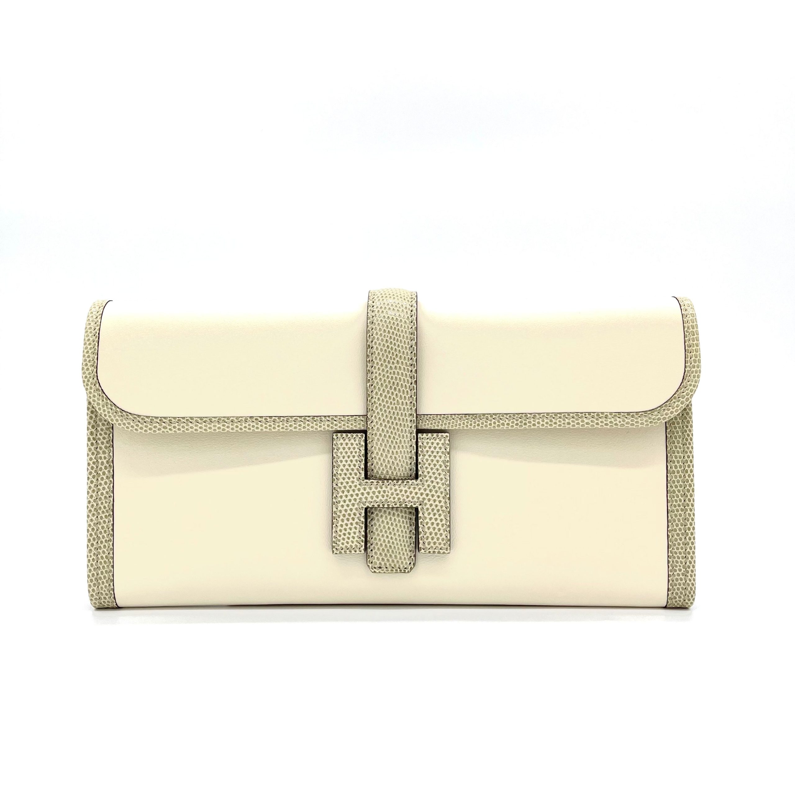 HERMES Veau Swift Jige Elan 29 Clutch[Never used]