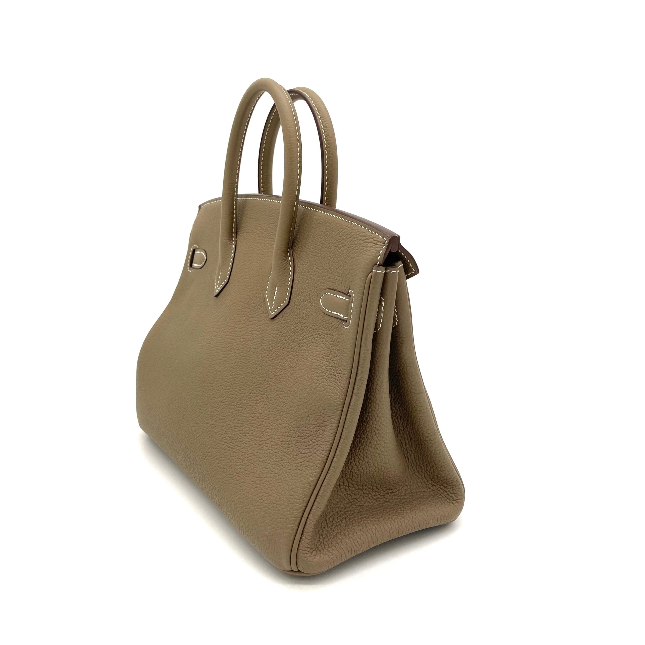 HERMES Togo Birkin 25 Etoupe