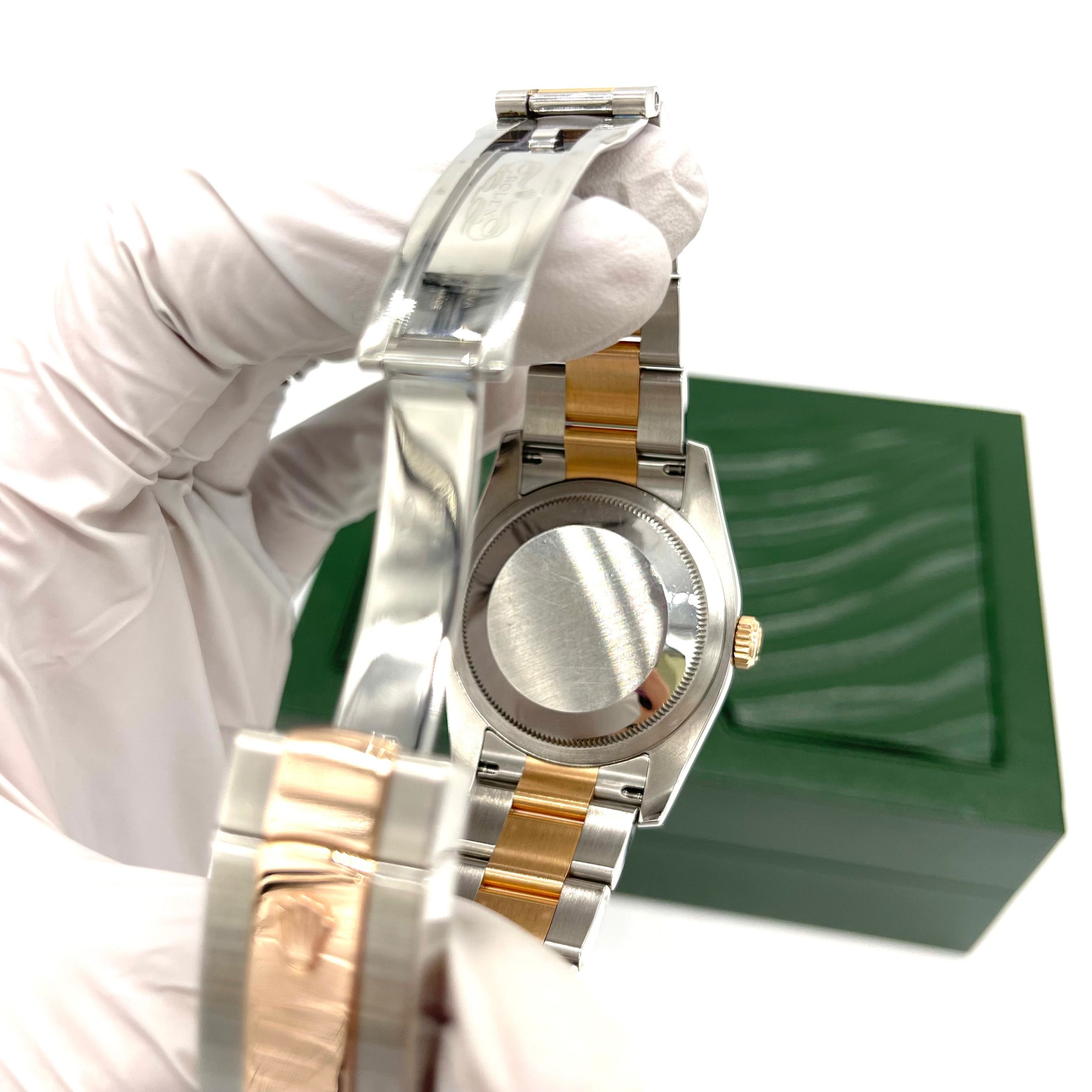 Rolex Datejust 36mm 116201 Rosegold Stainless Steel Oyster