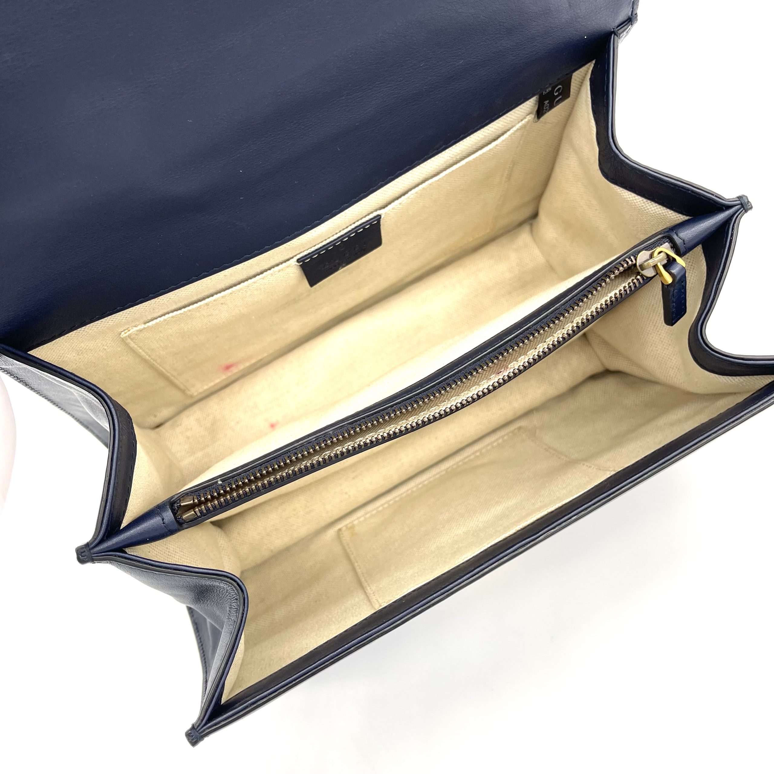 GUCCI Calfskin Bamboo Web Large Dionysus Top Handle Bag Black Bright Evergreen Hibiscus Red