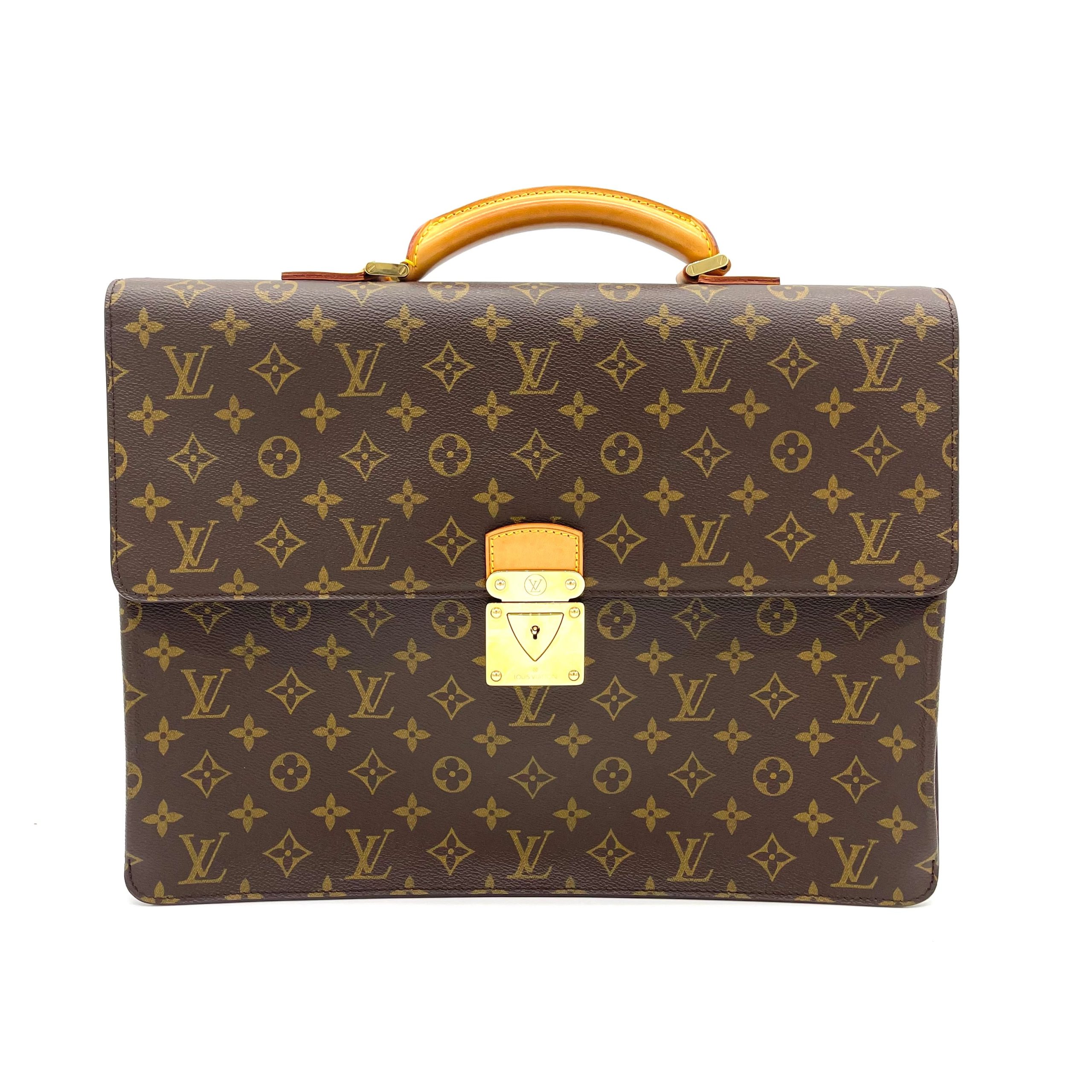 LOUIS VUITTON Monogram Canvas Robusto 1 Compartment Briefcase