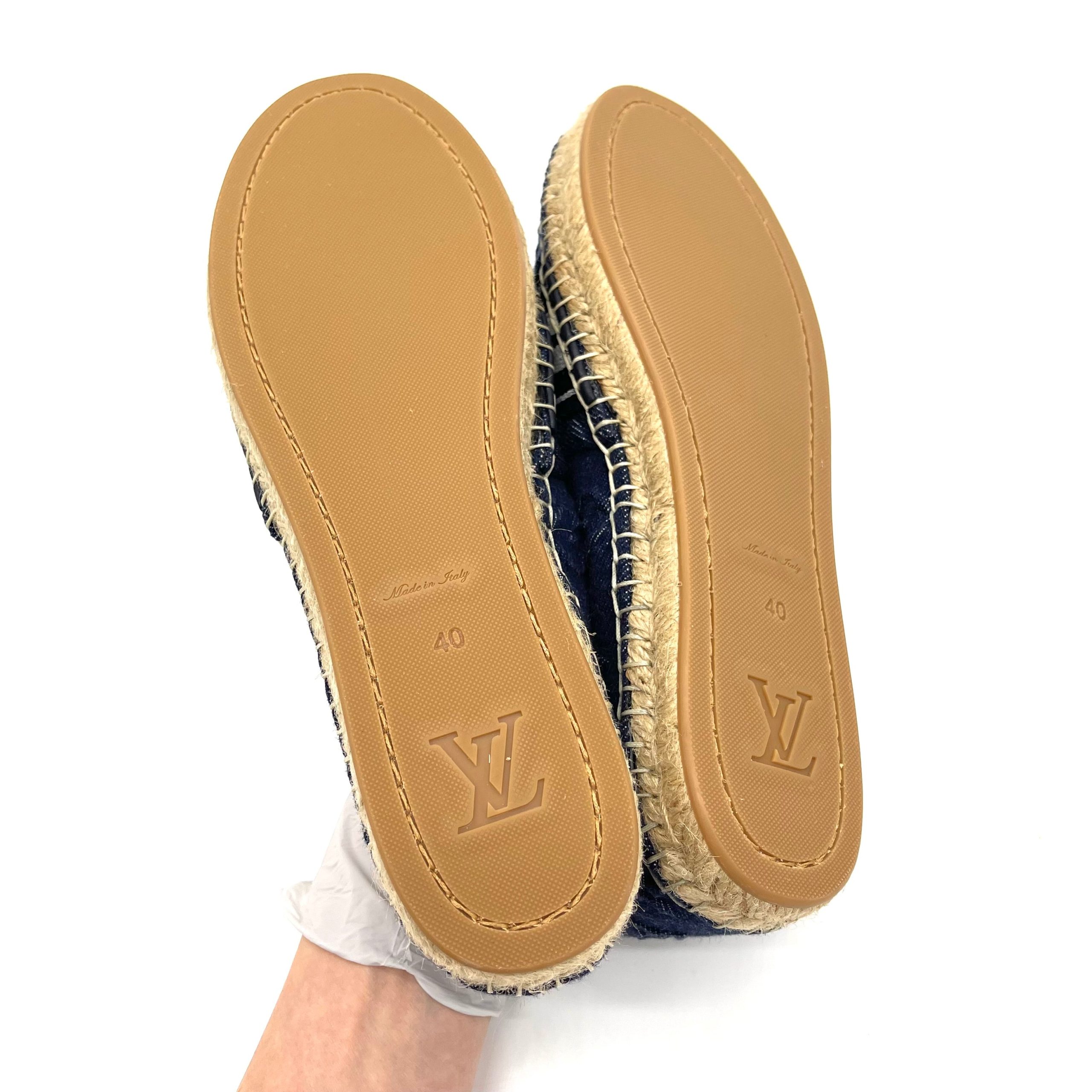 Louis Vuitton Starboard Flat Espadrille Size40 Brand new condition Never used