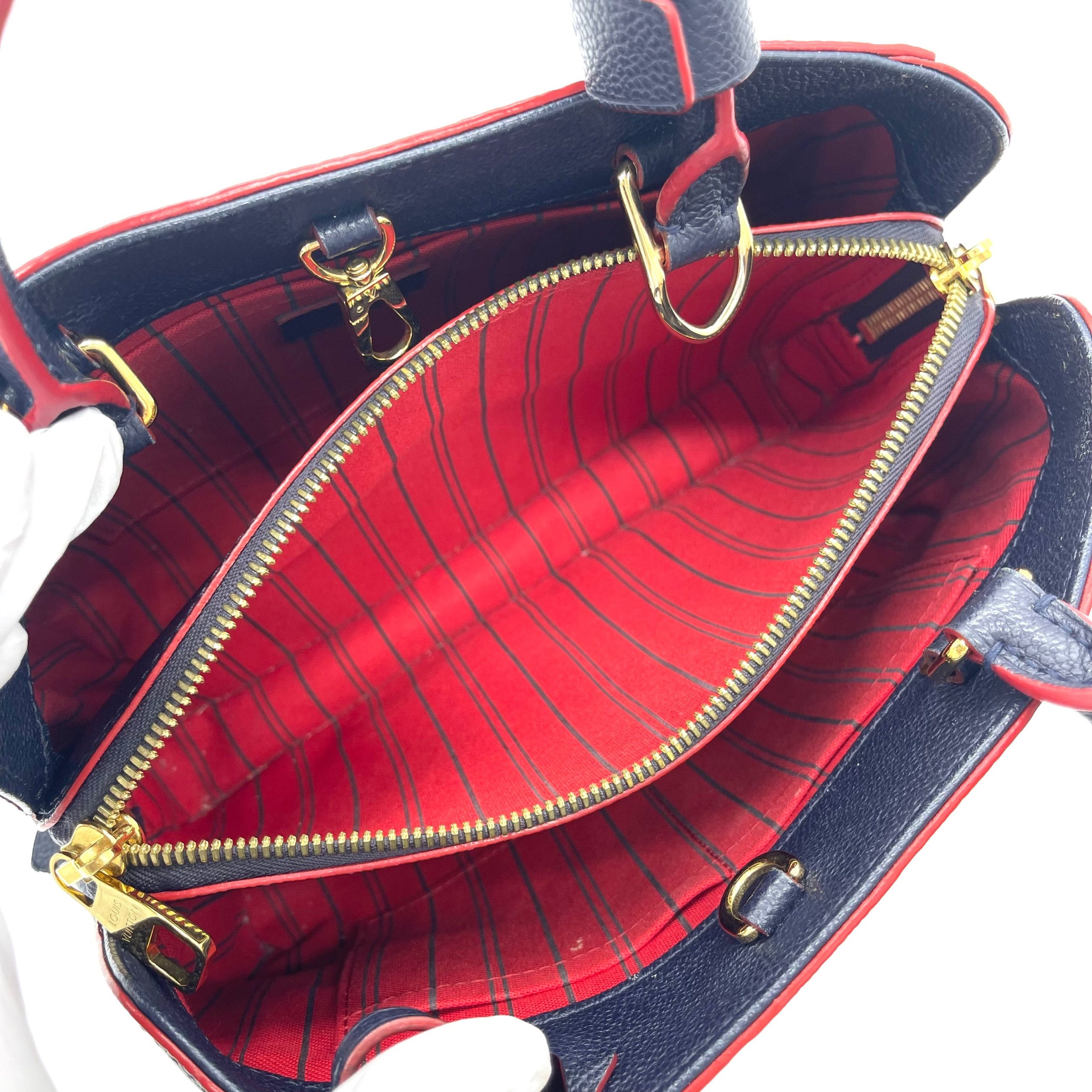 Louis Vuitton Empreinte Montaigne BB – Marine Rouge