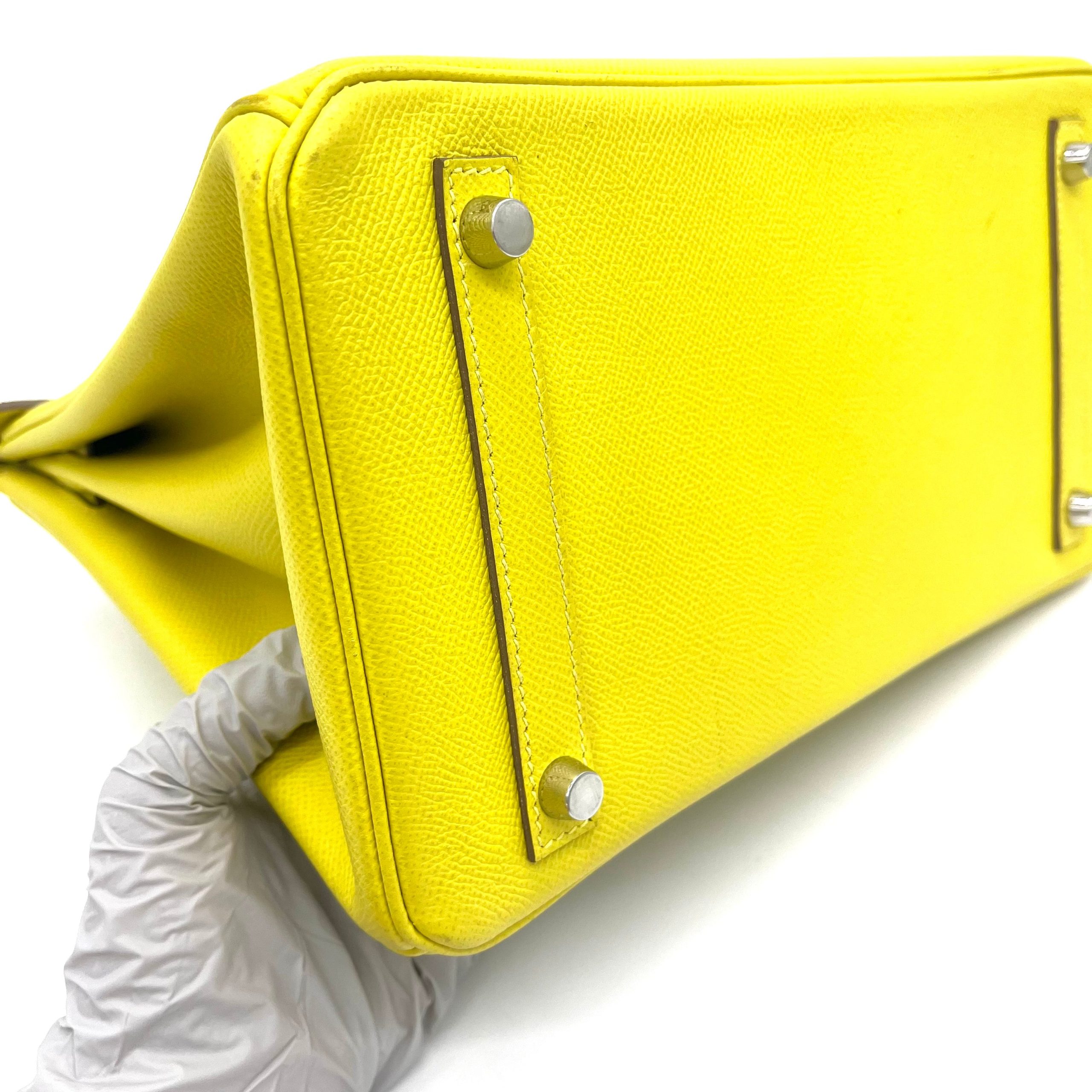 HERMES  Epsom Birkin 30 Lime