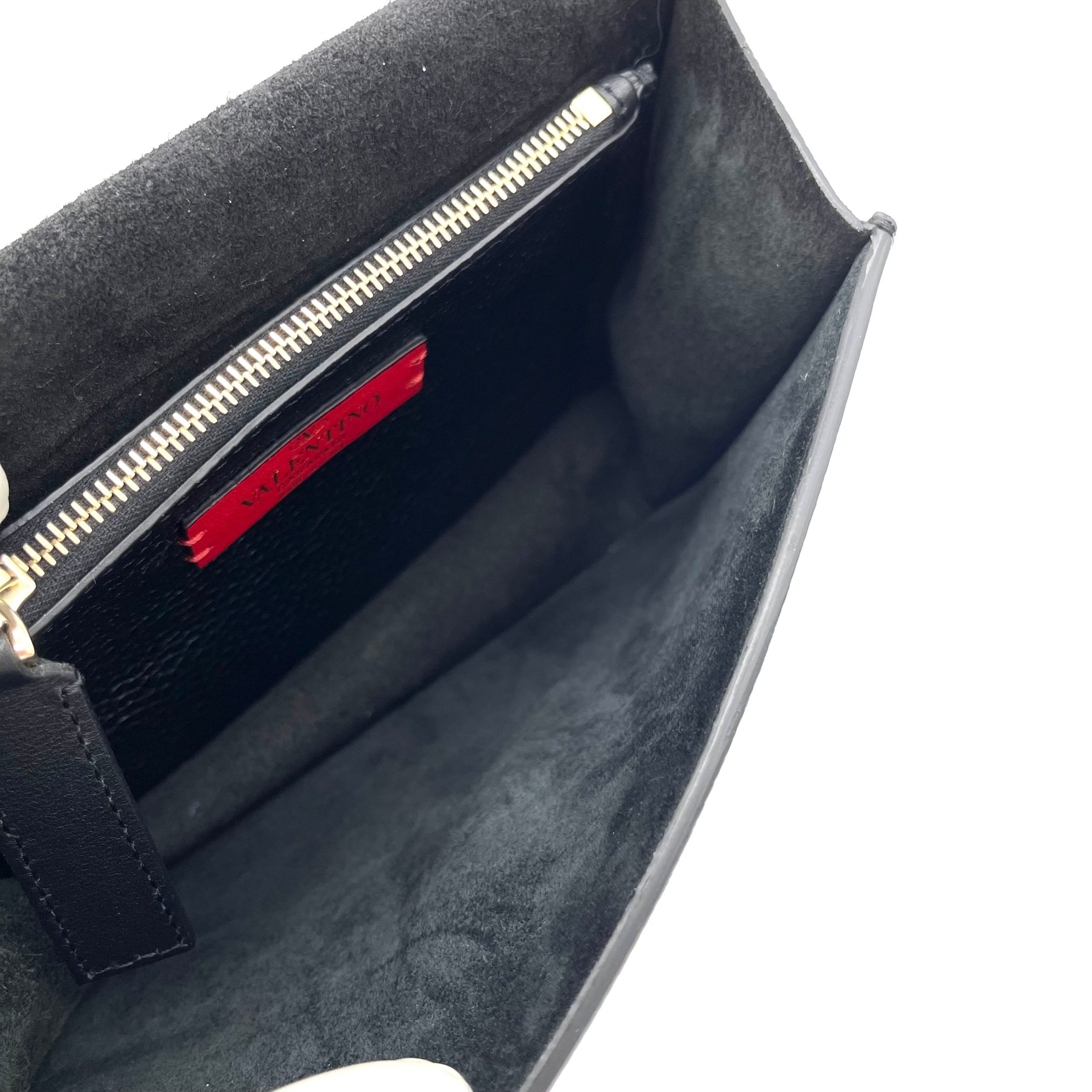 VALENTINO SMALL ROCKSTUD GRAINY CALFSKIN CROSSBODY BAG