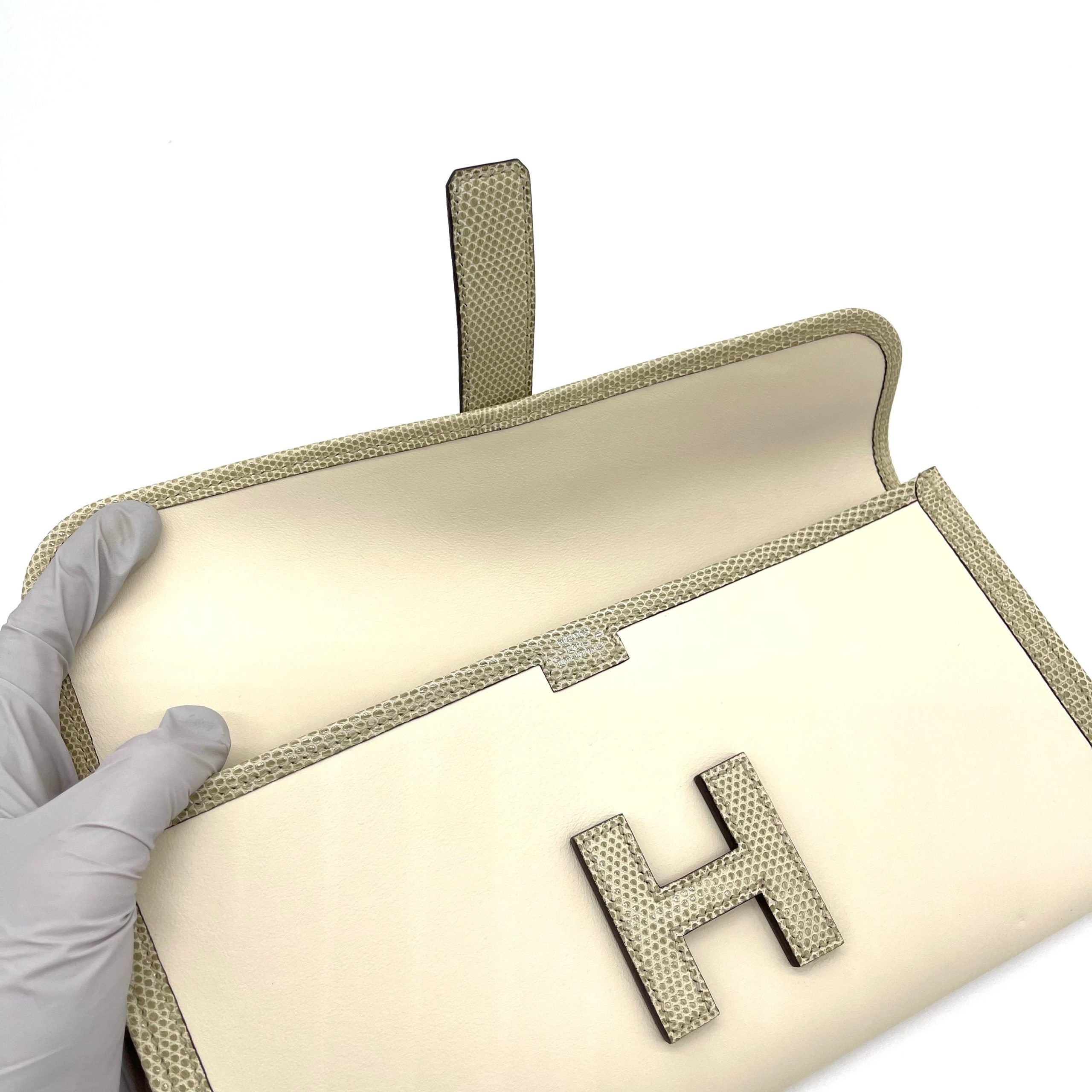 HERMES Veau Swift Jige Elan 29 Clutch[Never used]