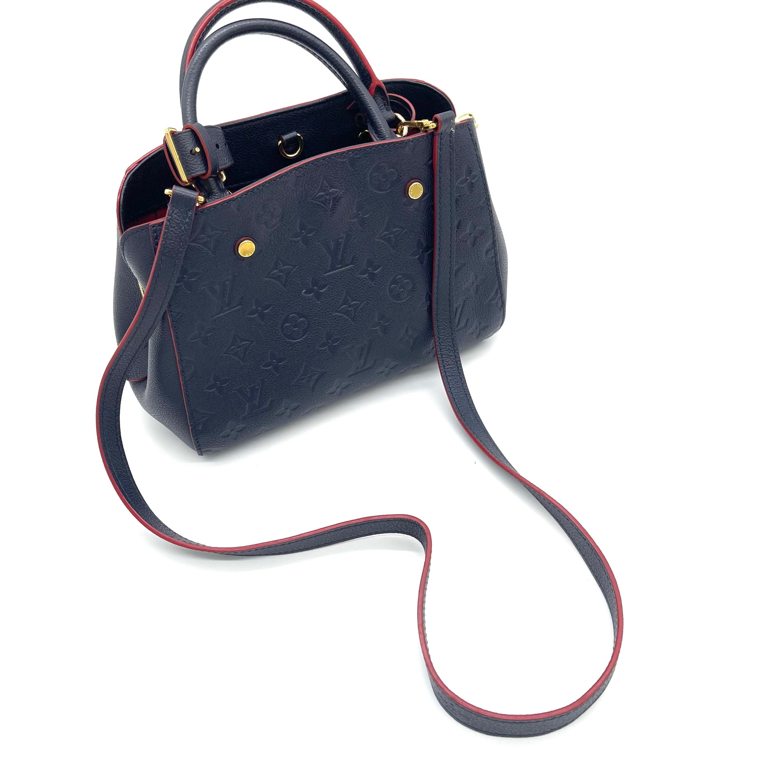 Louis Vuitton Empreinte Montaigne BB – Marine Rouge