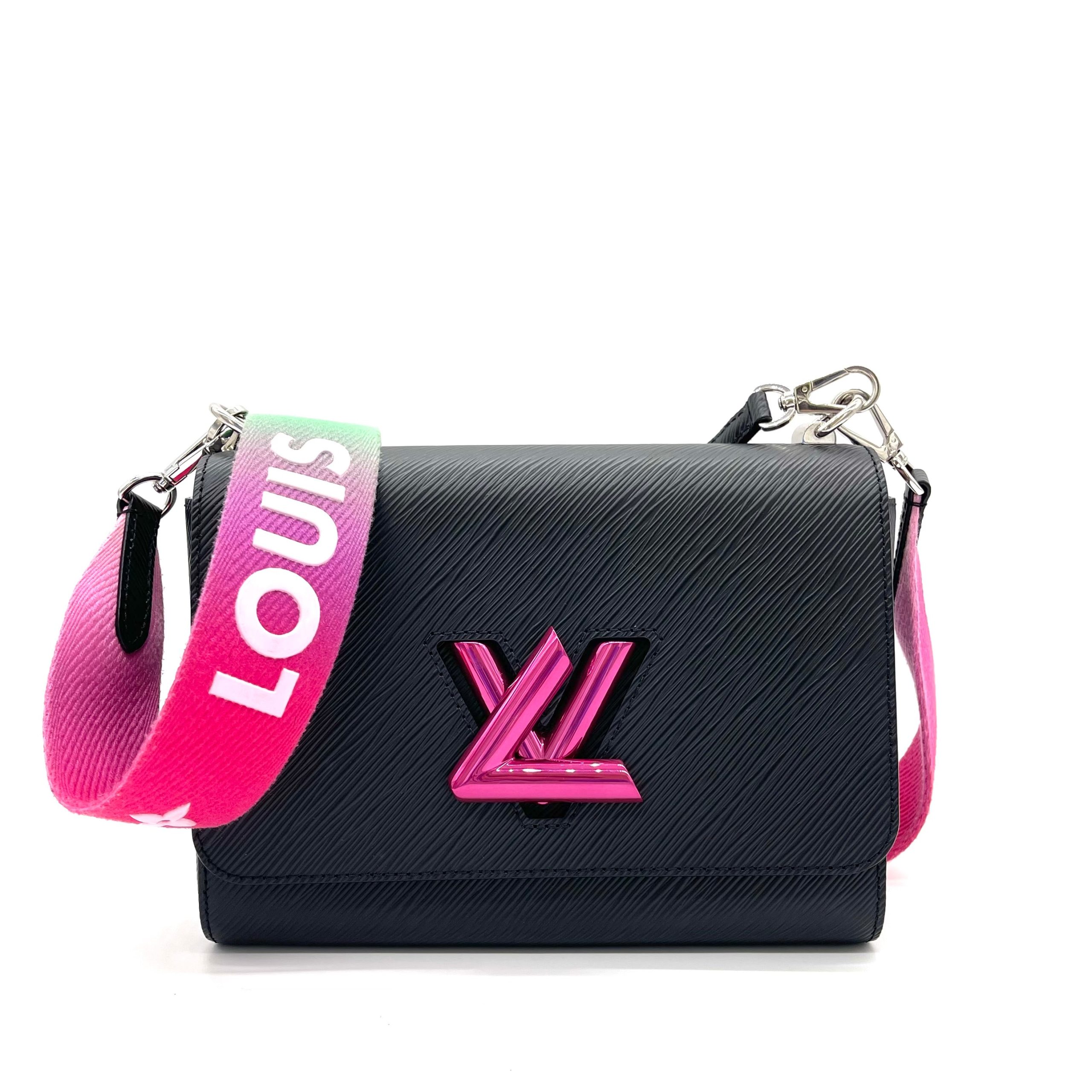 Louis Vuitton Epi Twist PM Shoulder Bag – Black Rose