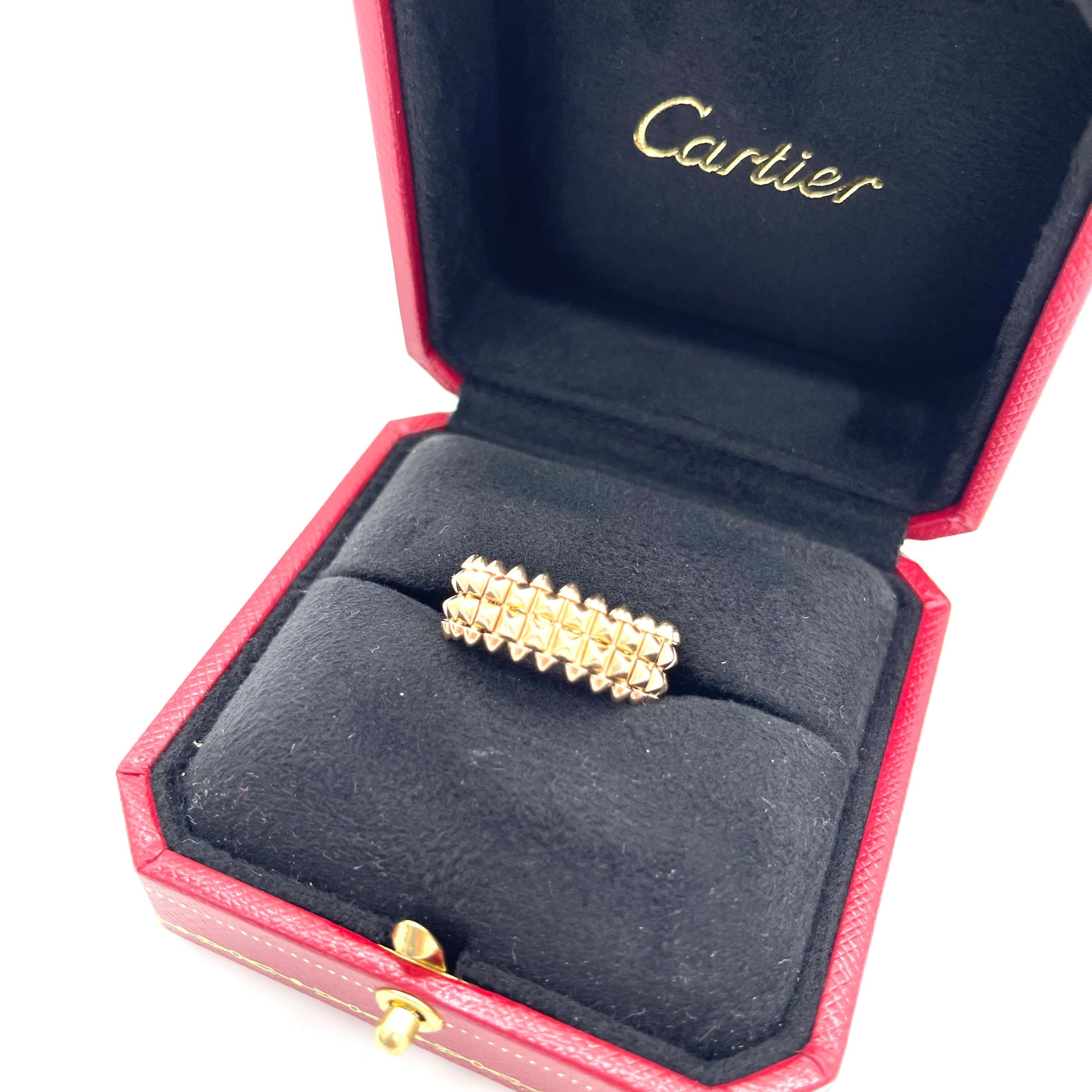 Cartier Women’s Metallic Clash De Ring – Rose Gold