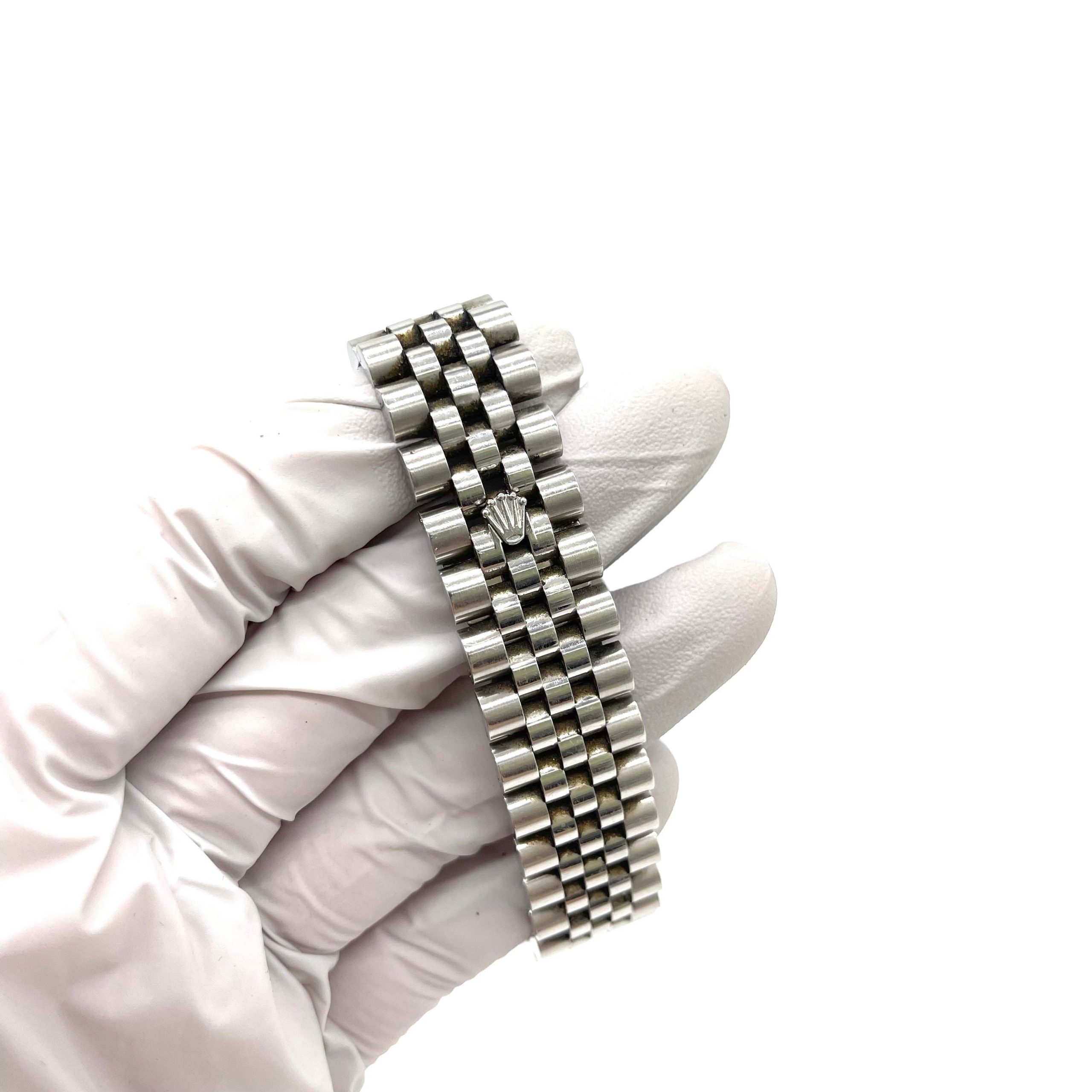 Rolex Datejust 116234 Steel & White Gold Jubilee 36mm White Roman Dial Watch