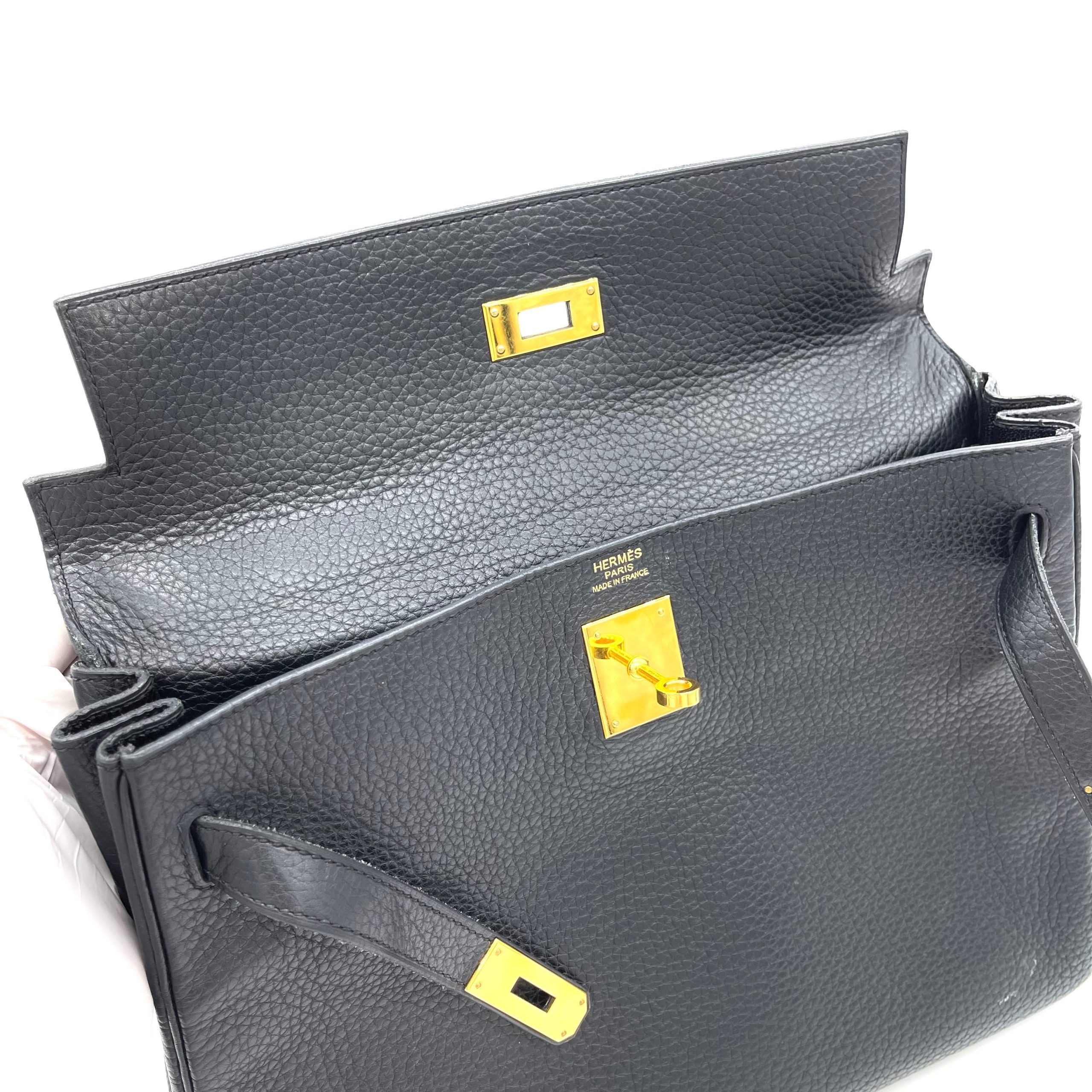 HERMES
Kelly Togo Retourne 28 Black Year2014