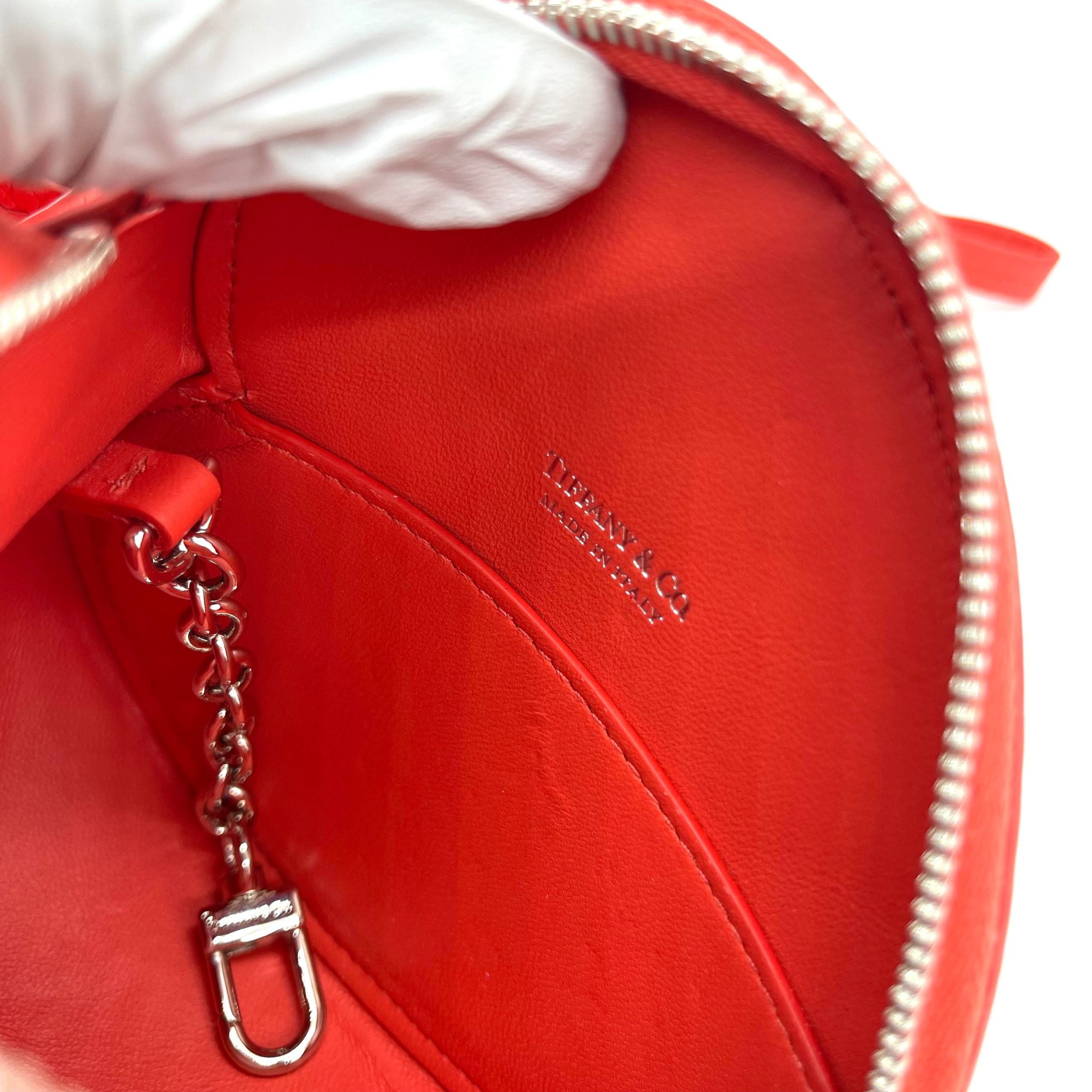 Return to Tiffany™ Heart Coin Purse – Black Taurillon Leather