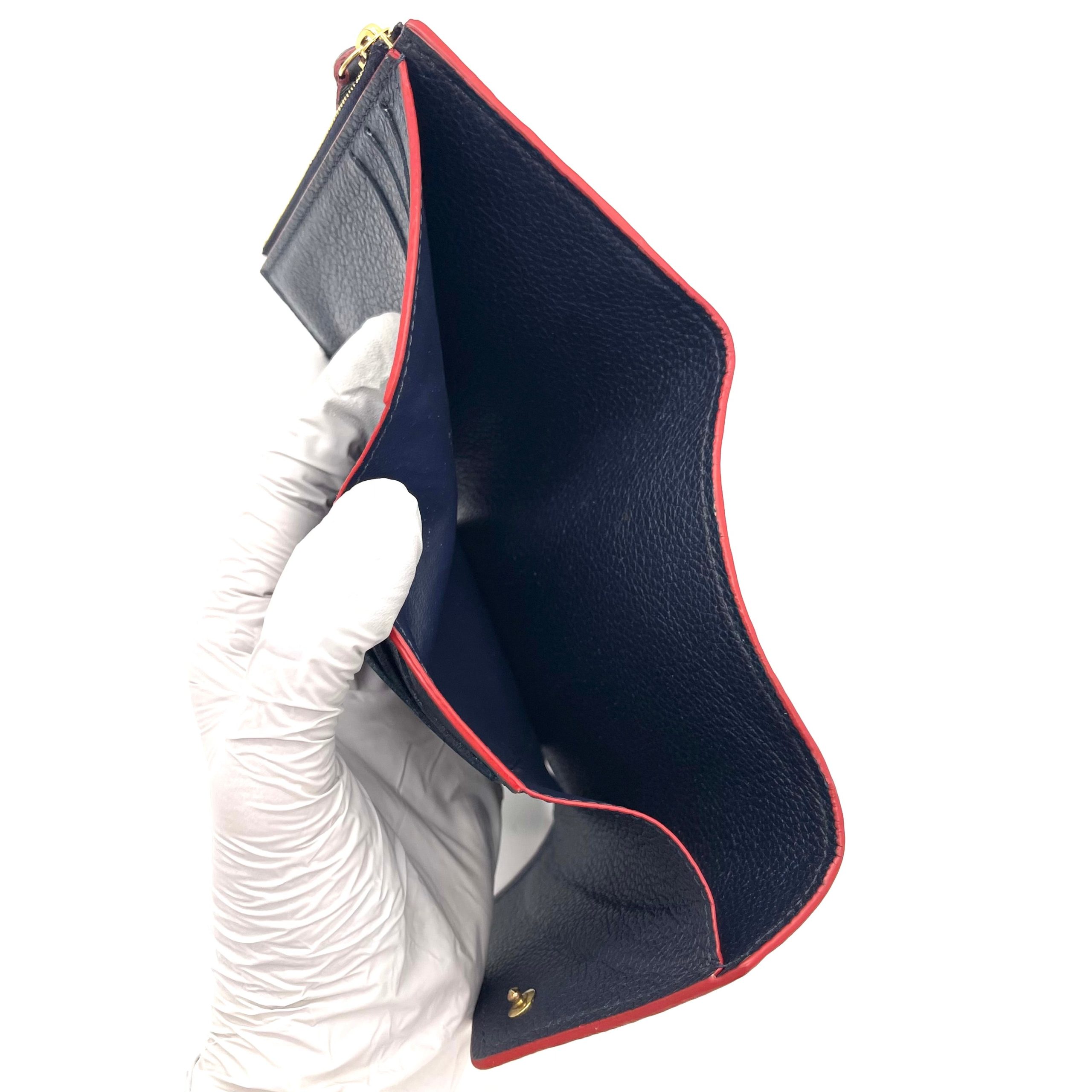 Louis Vuitton Empreinte Zoé Wallet – Marine Rouge