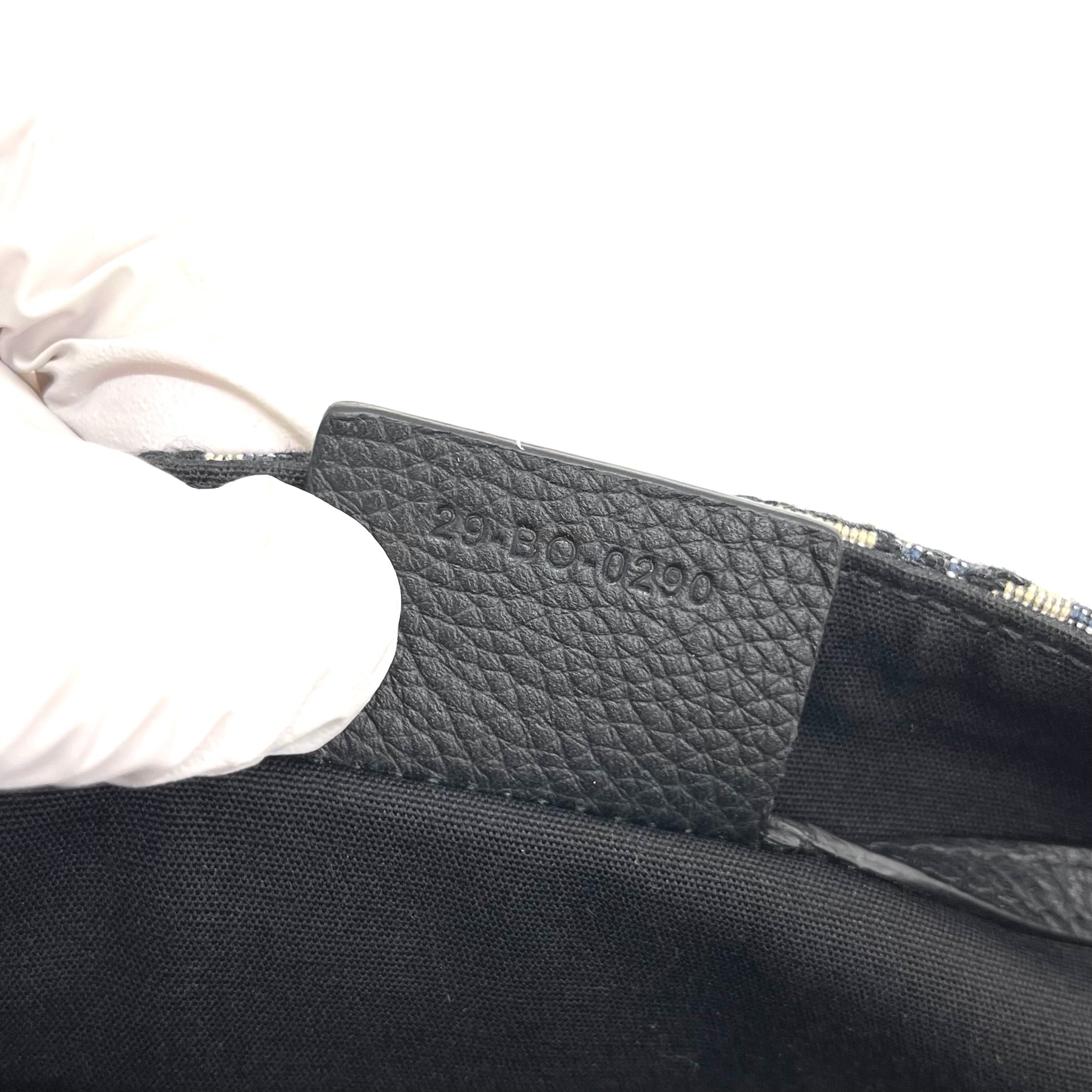 Christian Dior Saddle Flap Messenger Bag Oblique Canvas and Leather Medium