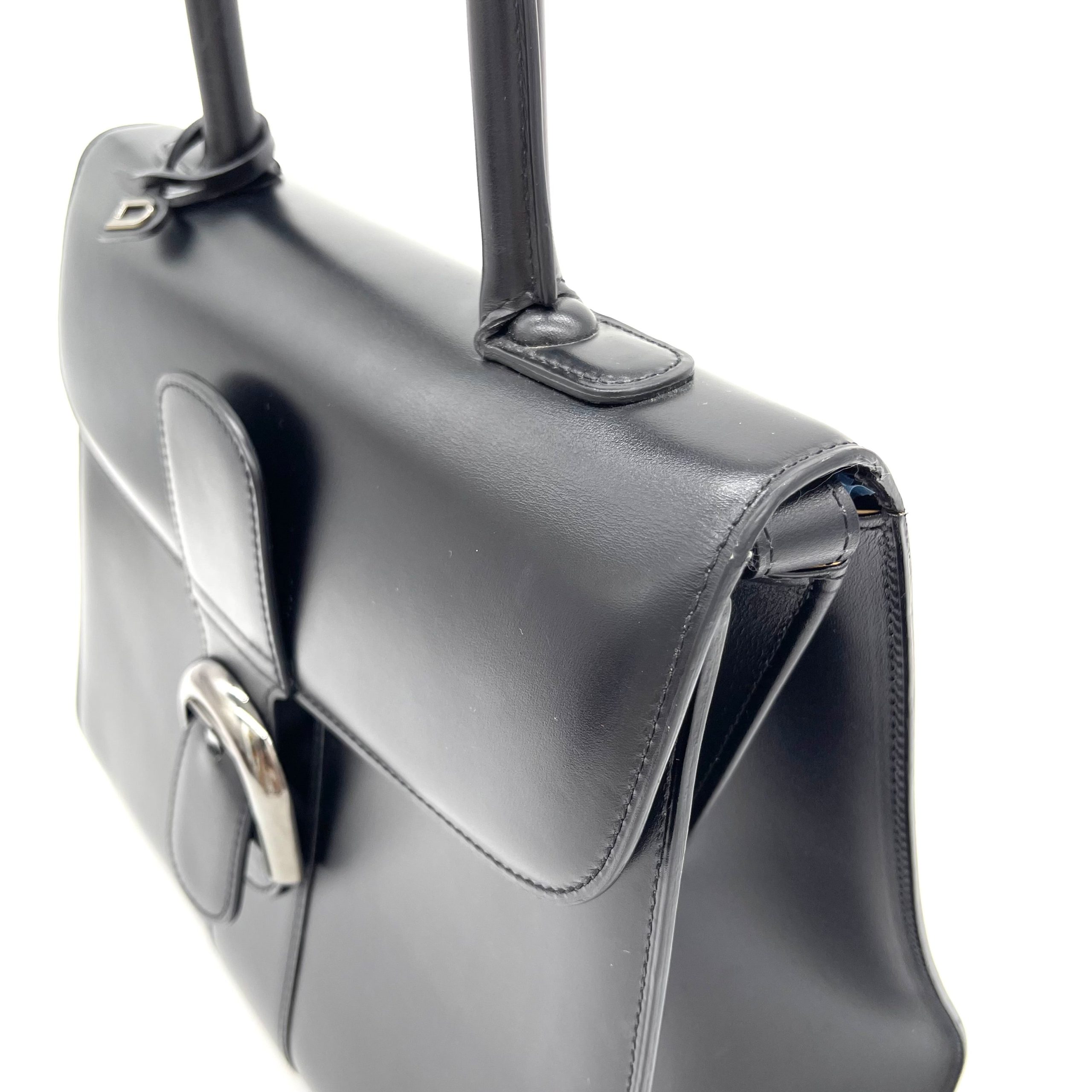 DELVAUX Box Calfskin MM Brillant Black