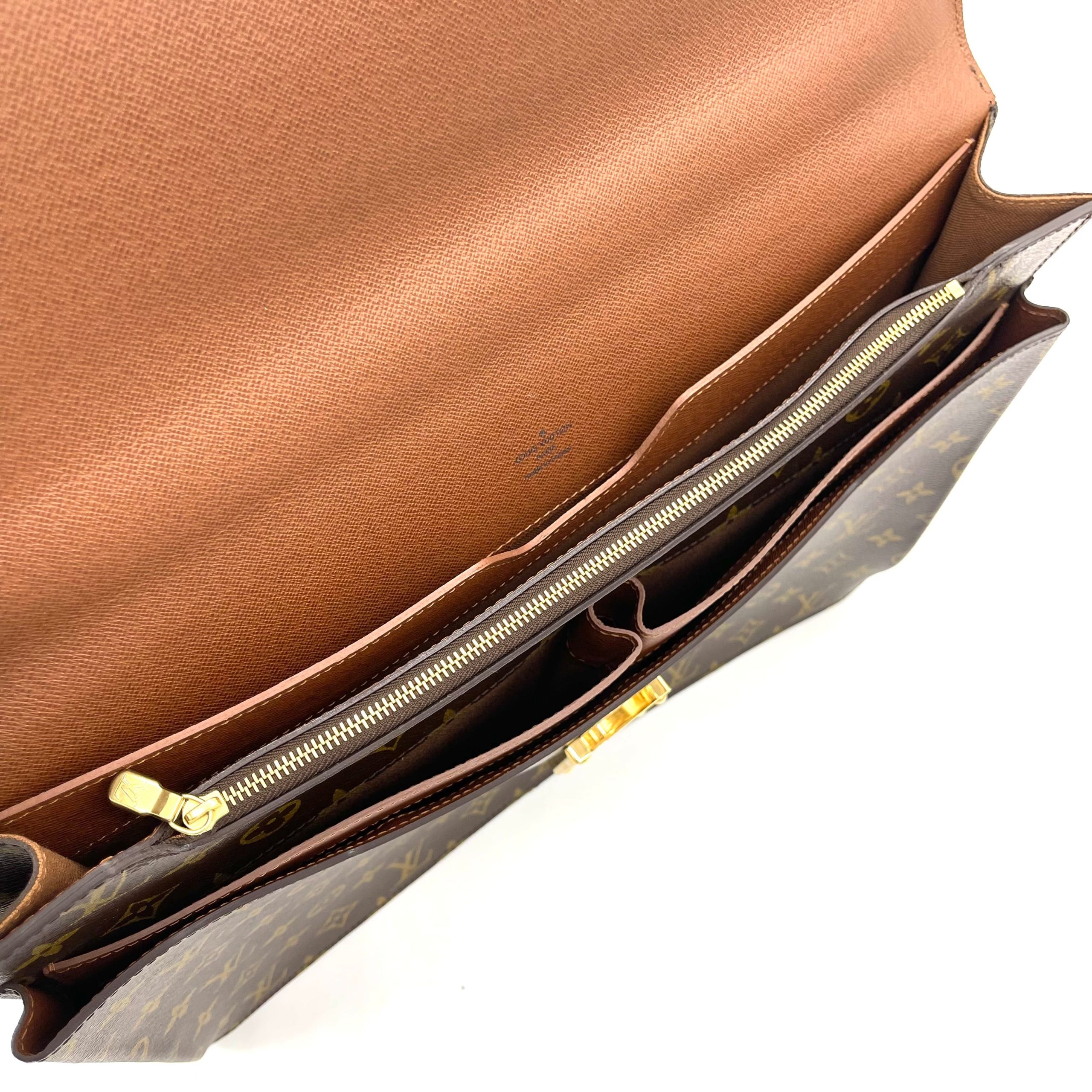 LOUIS VUITTON Monogram Canvas Robusto 1 Compartment Briefcase