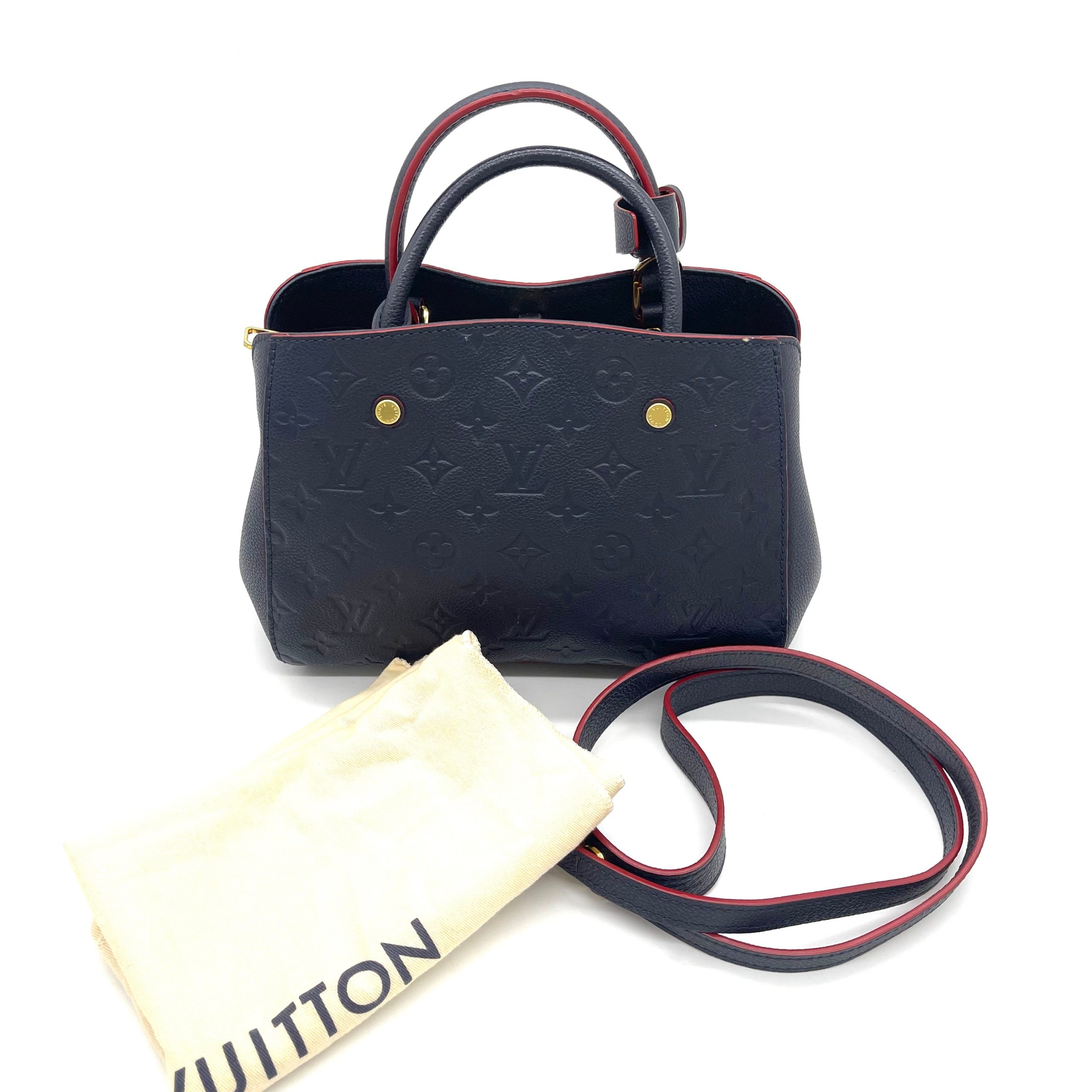 Louis Vuitton Empreinte Montaigne BB – Marine Rouge