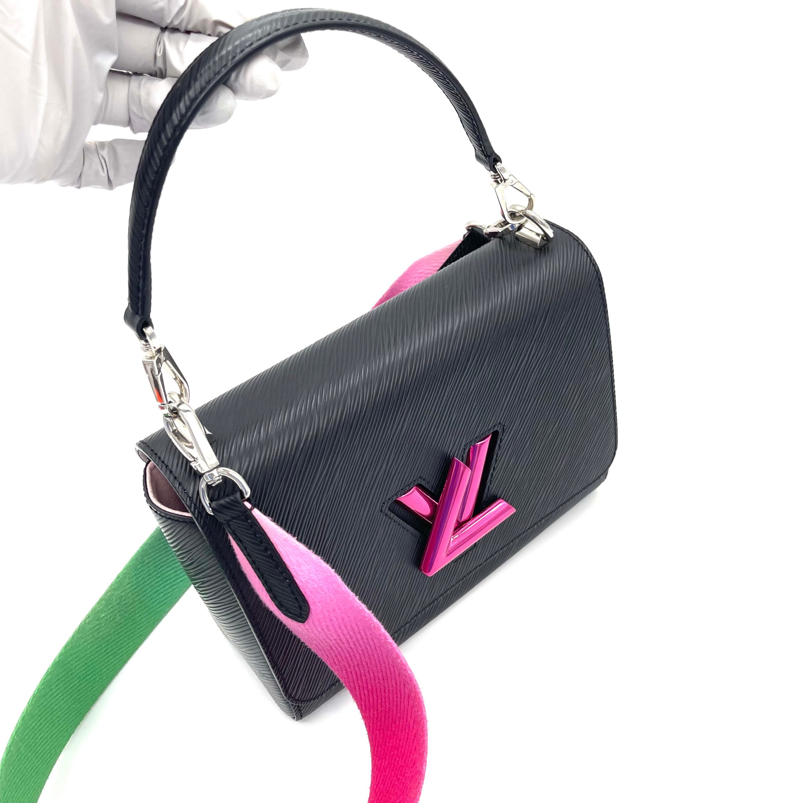 Louis Vuitton Epi Twist PM Shoulder Bag – Black Rose