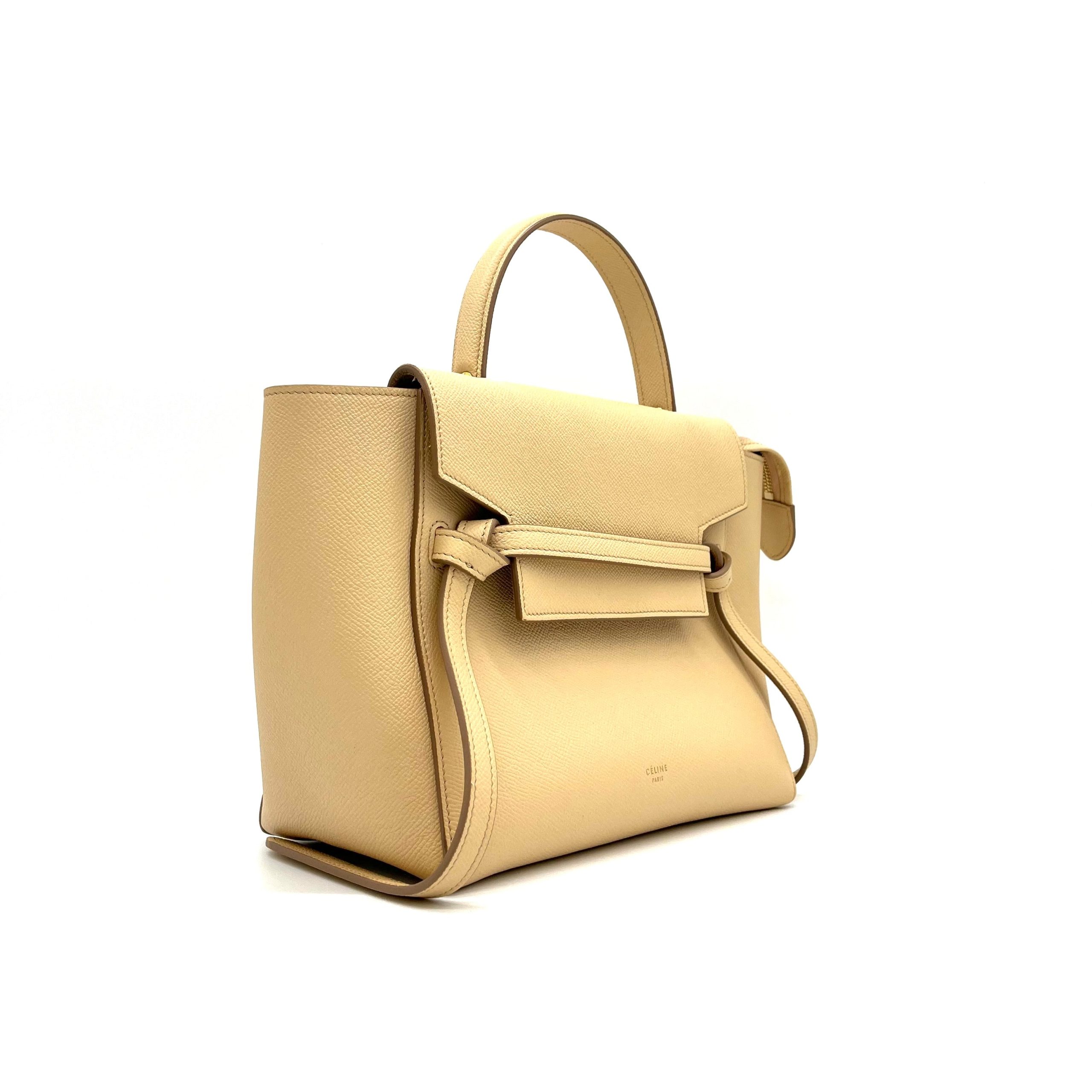 CELINE Grained Calfskin Nano Belt Bag