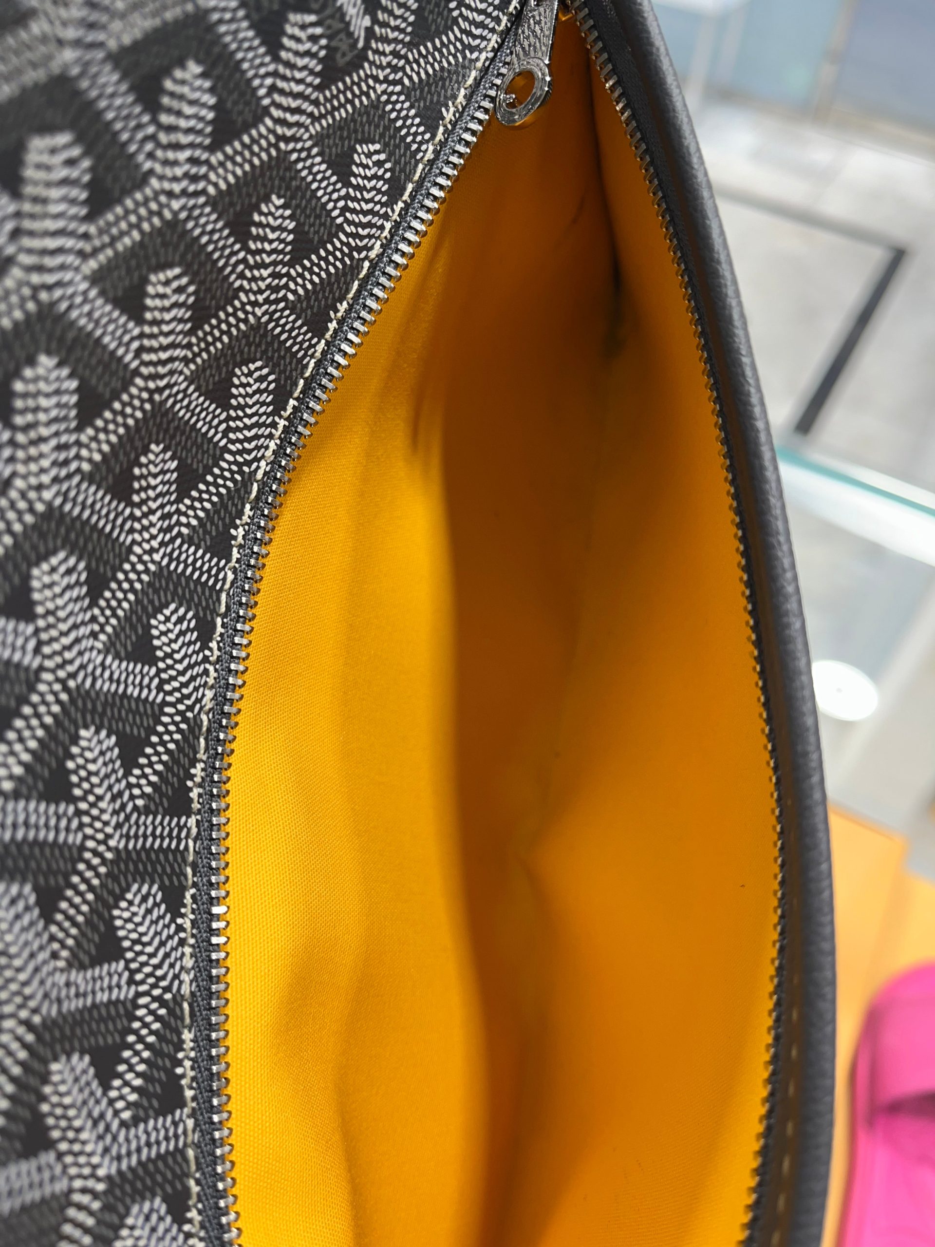 Goyard Goyardine Jouvence Toiletry Pouch Grey