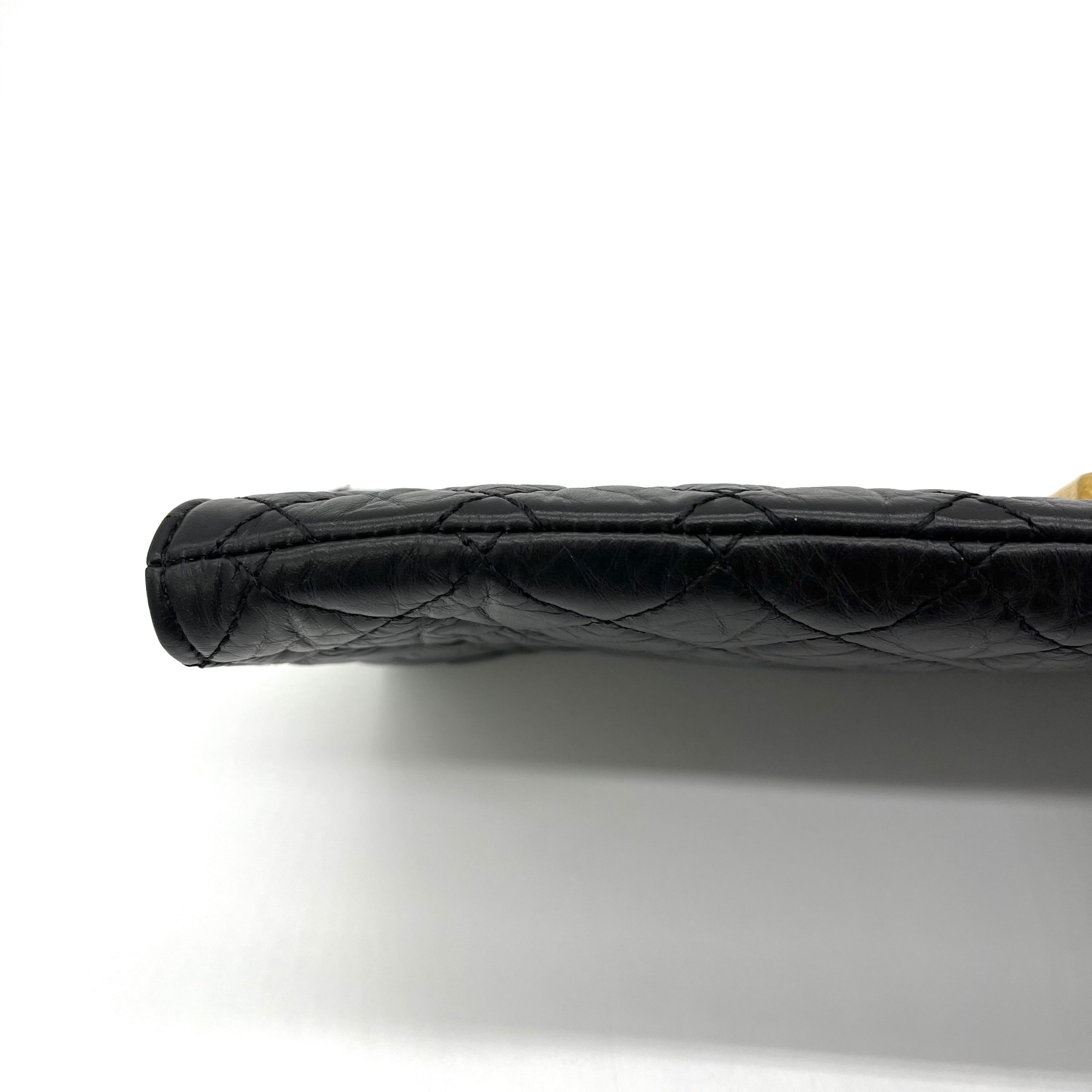 CHANEL Paris-Hamburg Clasp Quilted Clutch Black 2018-2019