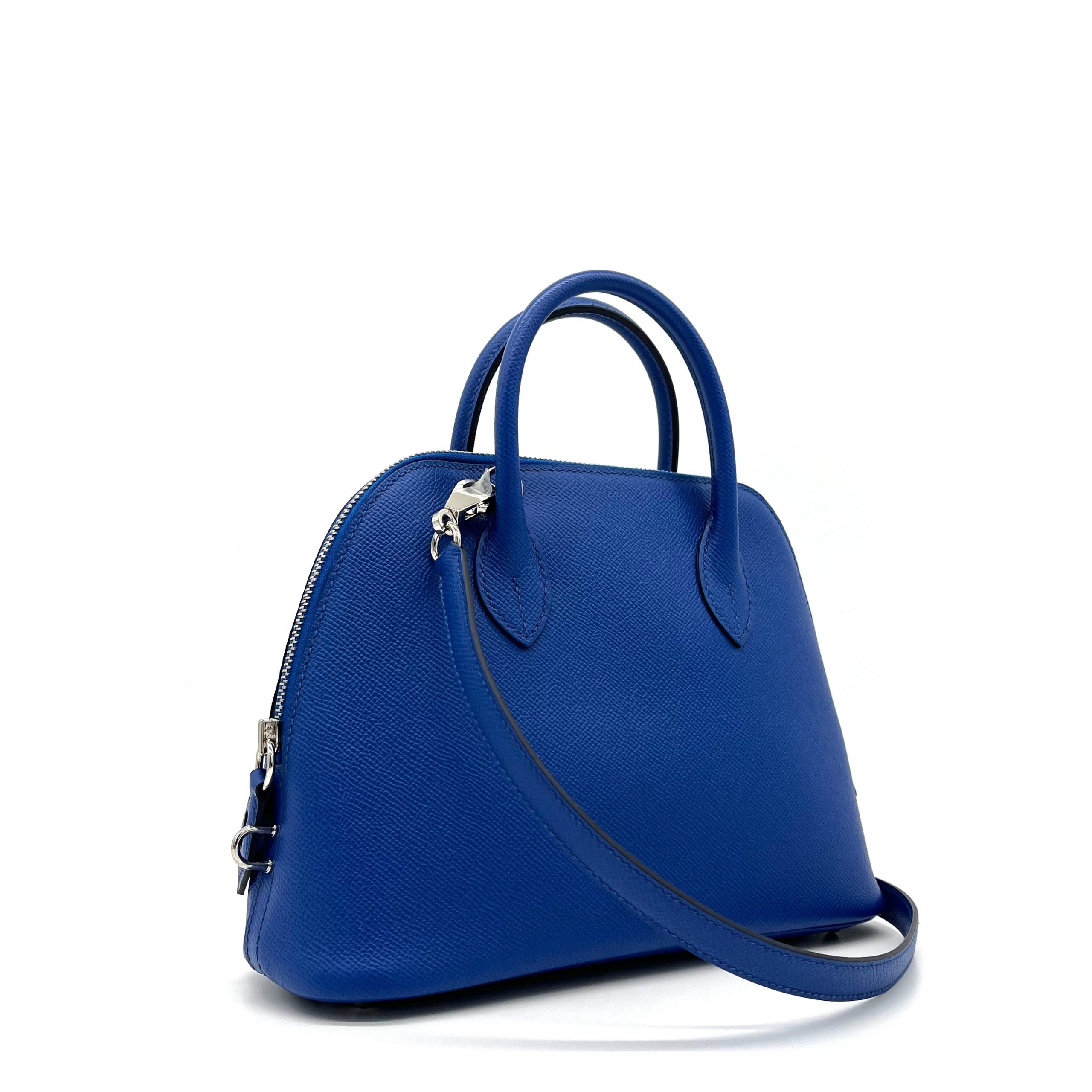 HERMES Evercolor 1923 Bolide 25 Bleu France