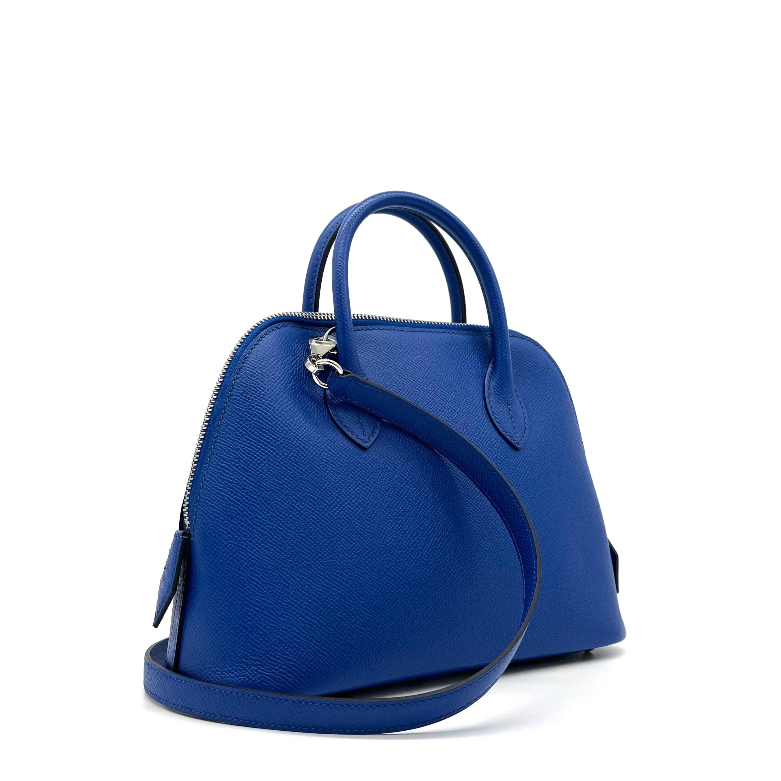 HERMES Evercolor 1923 Bolide 25 Bleu France