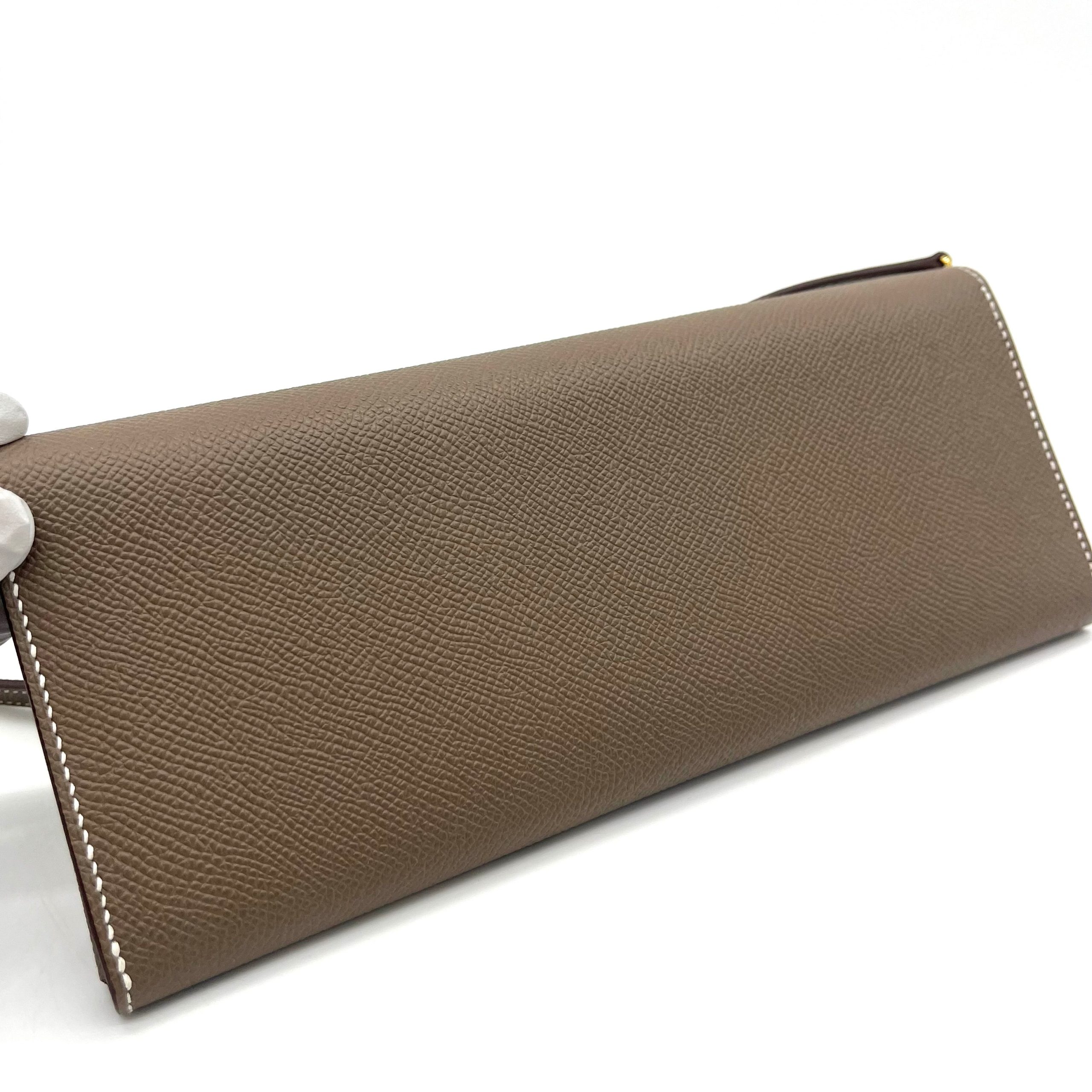 Hermes Epsom Chaine d'Ancre Wallet To Go Etoupe