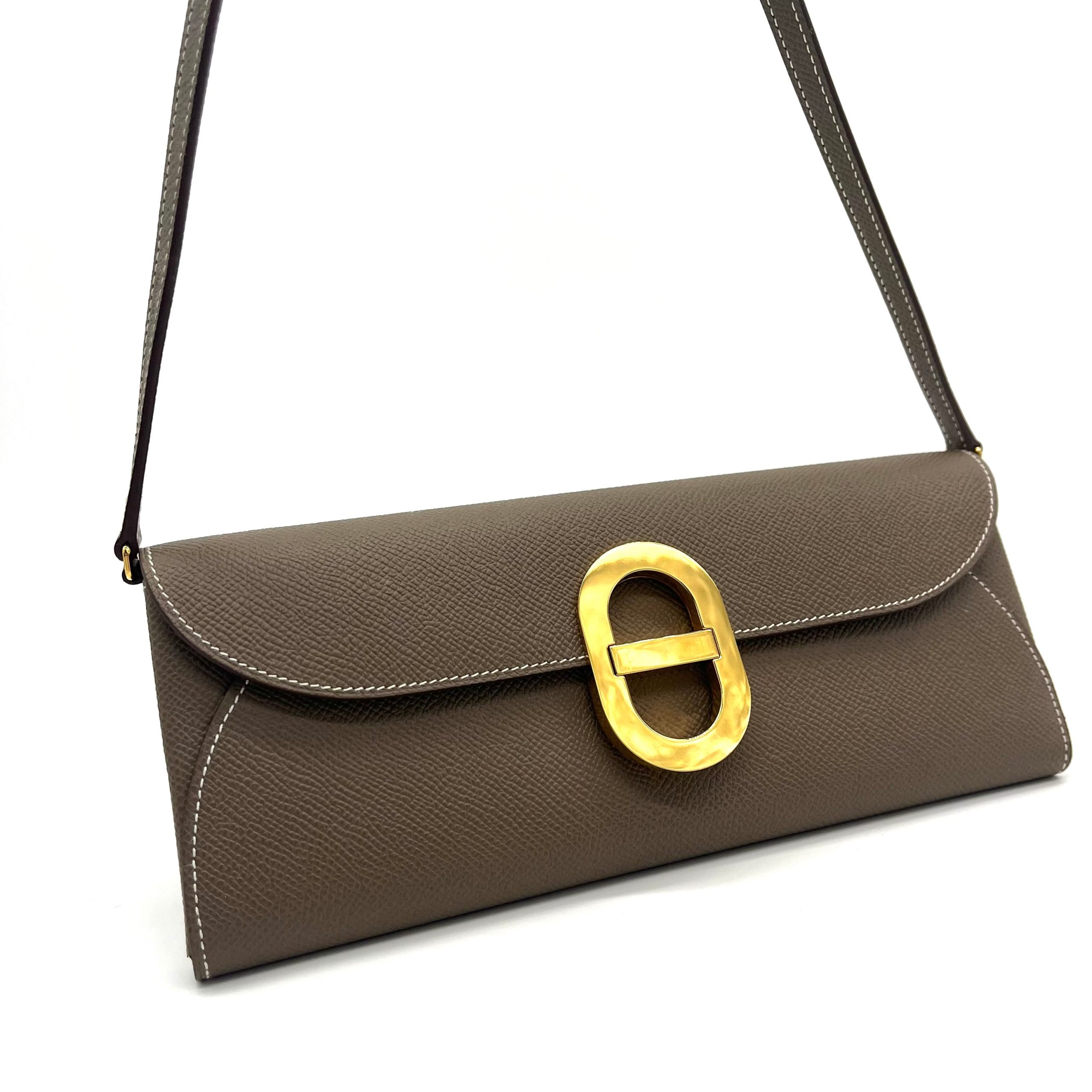 Hermes Epsom Chaine d'Ancre Wallet To Go Etoupe