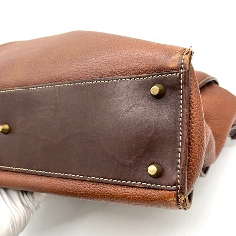 A.testoni Italy Leather shoulder Bag