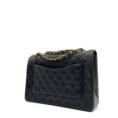 Chanel Black Quilted Lambskin Paris Limited Flap Medium 2015-2016