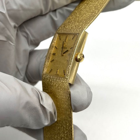 Vintage 14K Gold OMEGA Wristwatch Mesh Watch Swiss Mechanical Movement