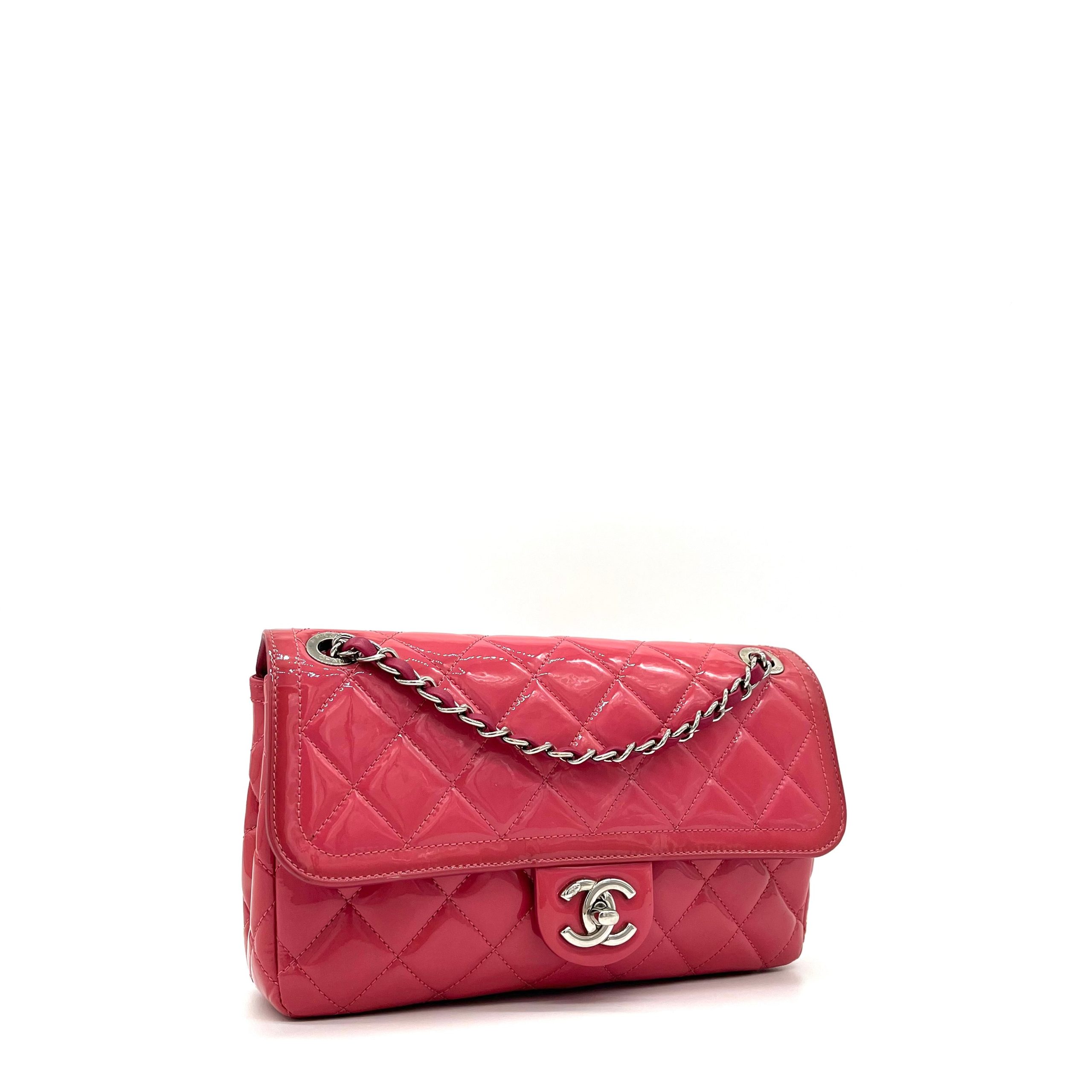 CHANEL Patent Coco Shine Flap Bag 2014-2015