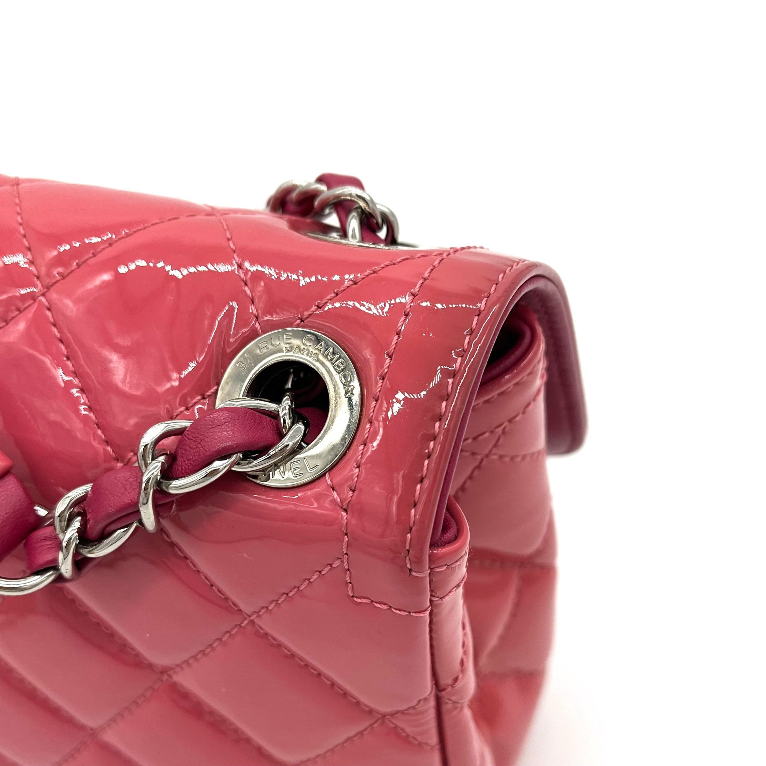 CHANEL Patent Coco Shine Flap Bag 2014-2015