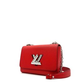 LOUIS VUITTON Epi Twist Shoulder Bag MM Coquelicot