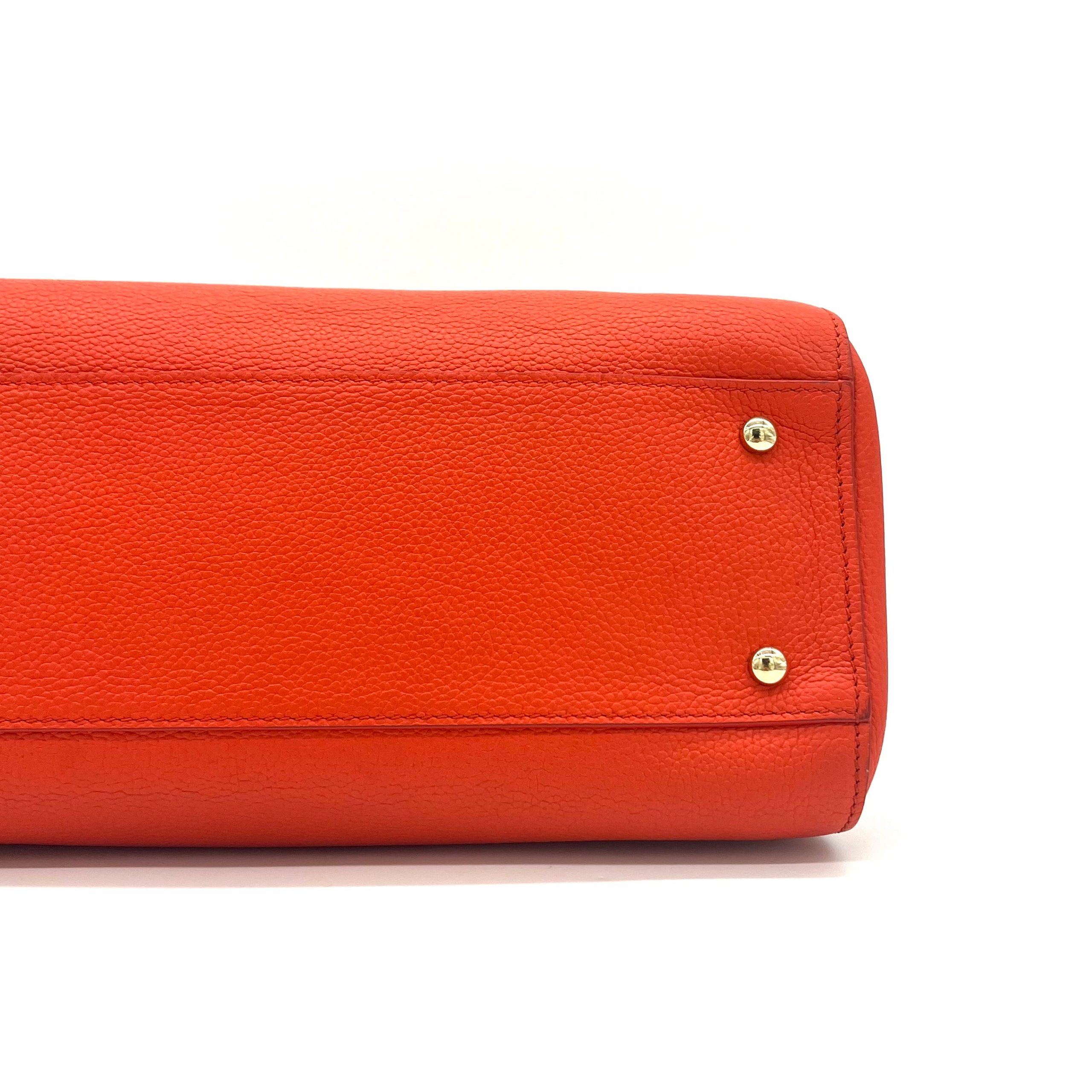 CHANEL Grained Calfskin Small Neo Executive Shopper Tote Red 2017