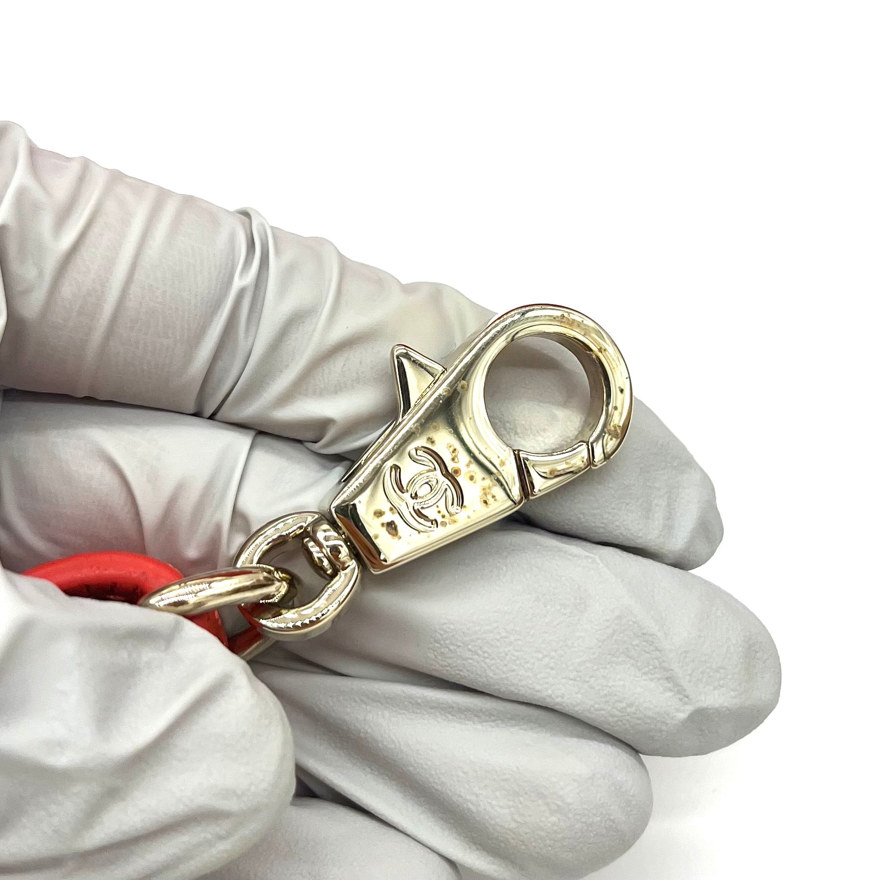 CHANEL Grained Calfskin Small Neo Executive Shopper Tote Red 2017