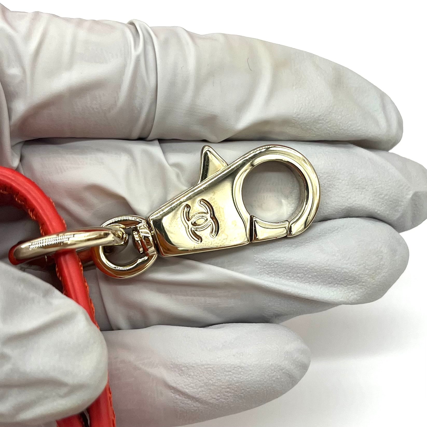 CHANEL Grained Calfskin Small Neo Executive Shopper Tote Red 2017