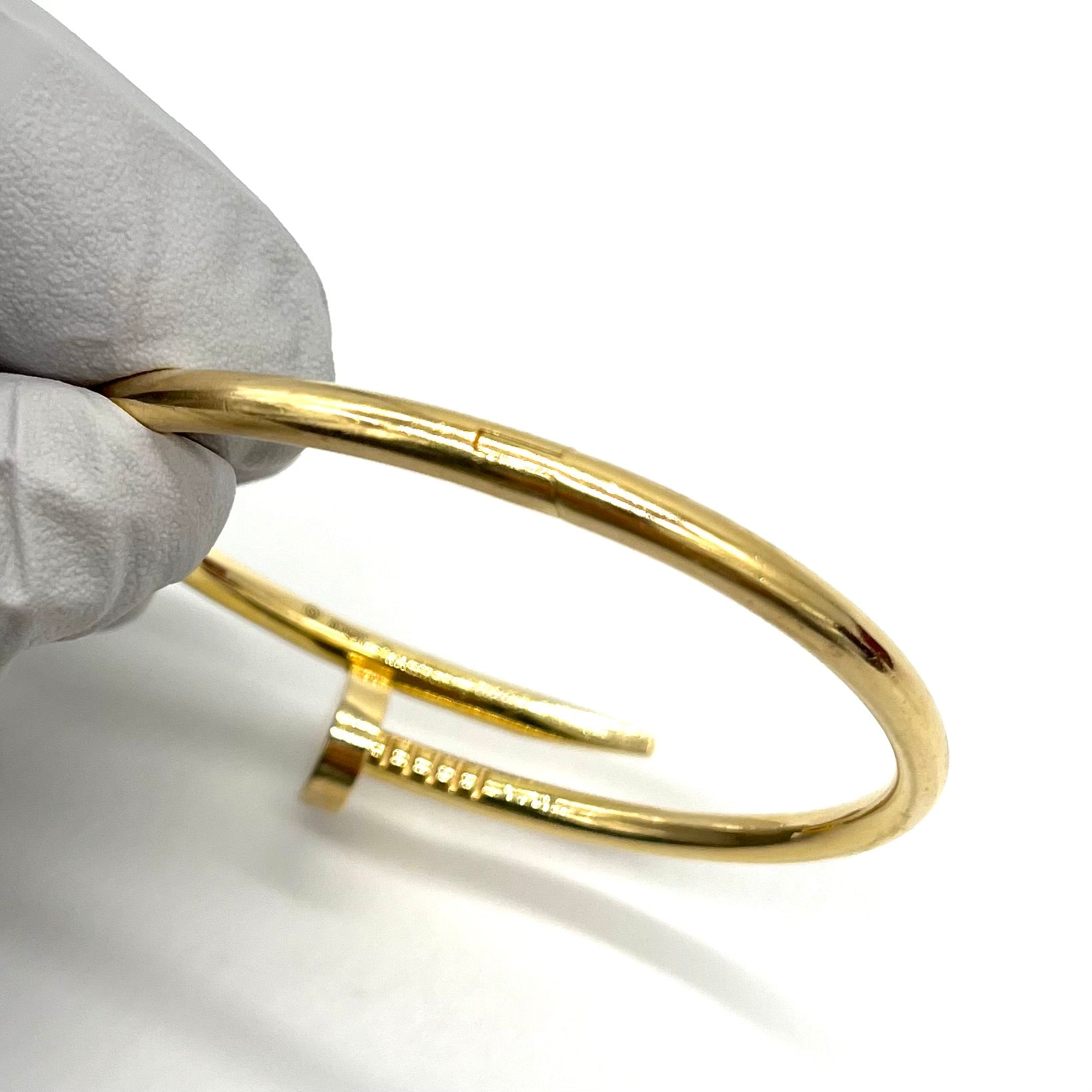 Cartier Juste un Clou bracelet, Classic model Yellow Gold Size 17