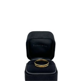 Tiffany & Co. Concave Band 1837 Collection 18k Yellow Gold Ring