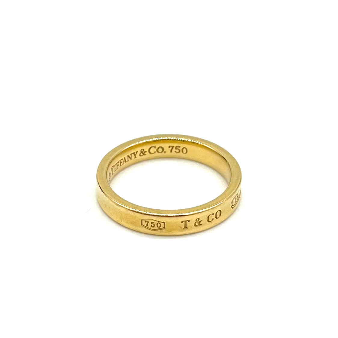 Tiffany & Co. Concave Band 1837 Collection 18k Yellow Gold Ring