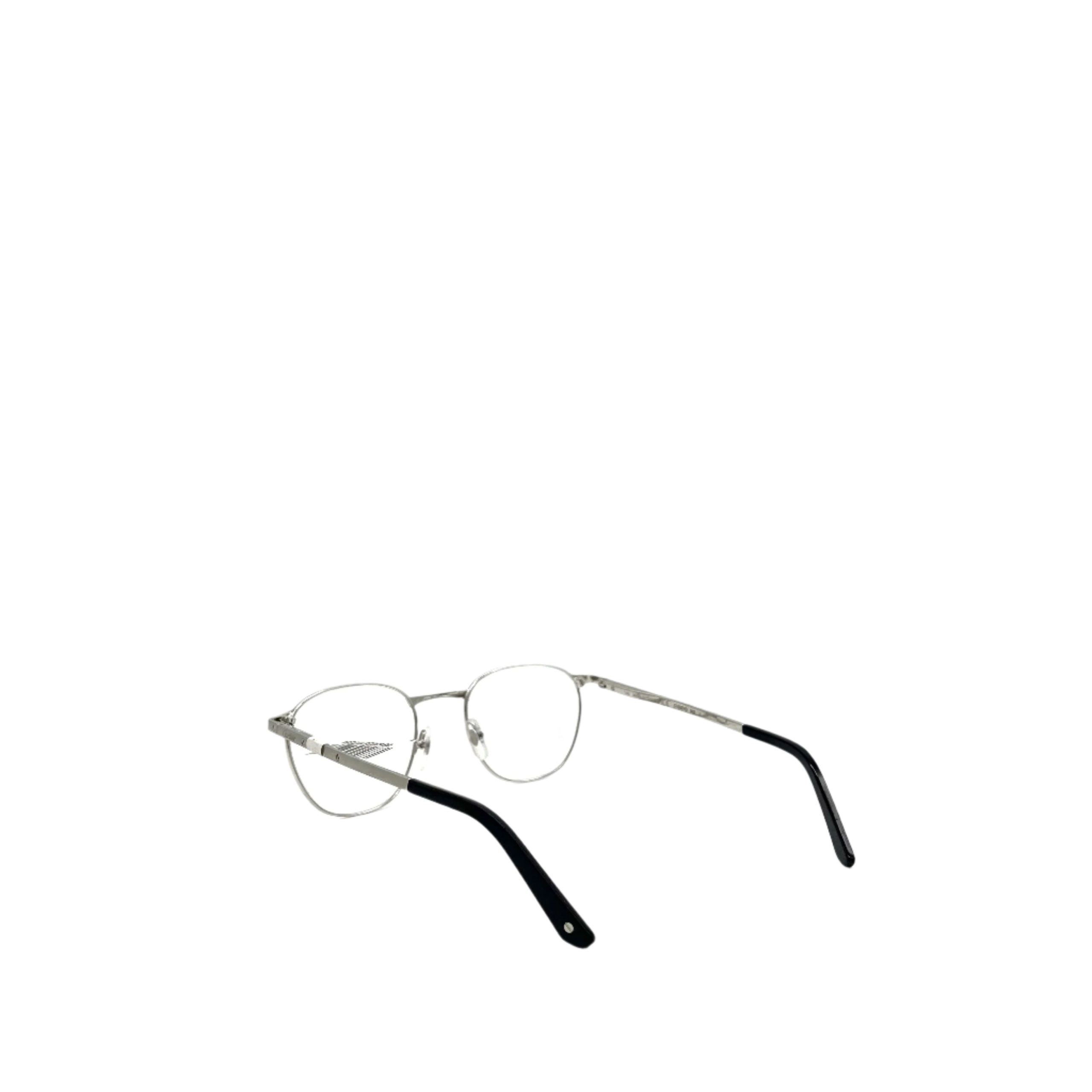 CARTIER Santos de Cartier CT3370 Silver Hardware Eyeglasses Frame