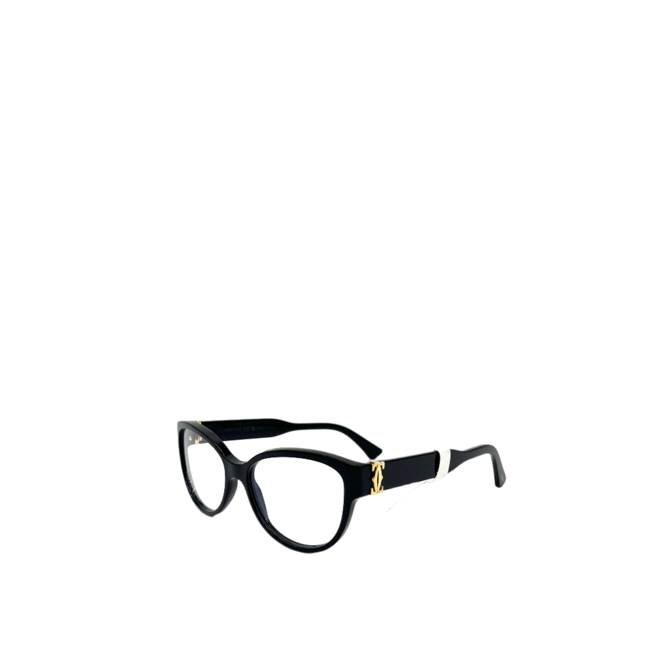 CARTIER Cat Eyeglasses CT04500 Black
